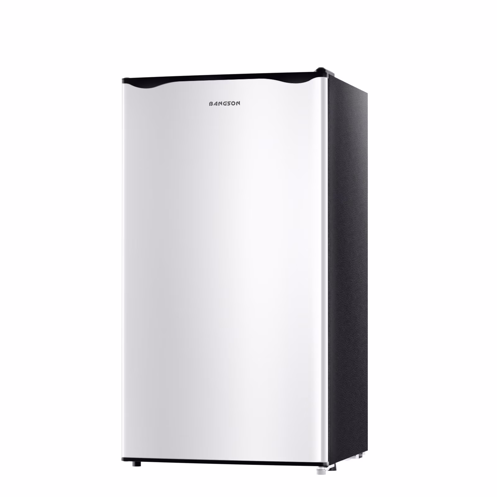 3.2 Cu.Ft. Mini Fridge, Compact Refrigerator with Reversible Door, Silver(Silver)