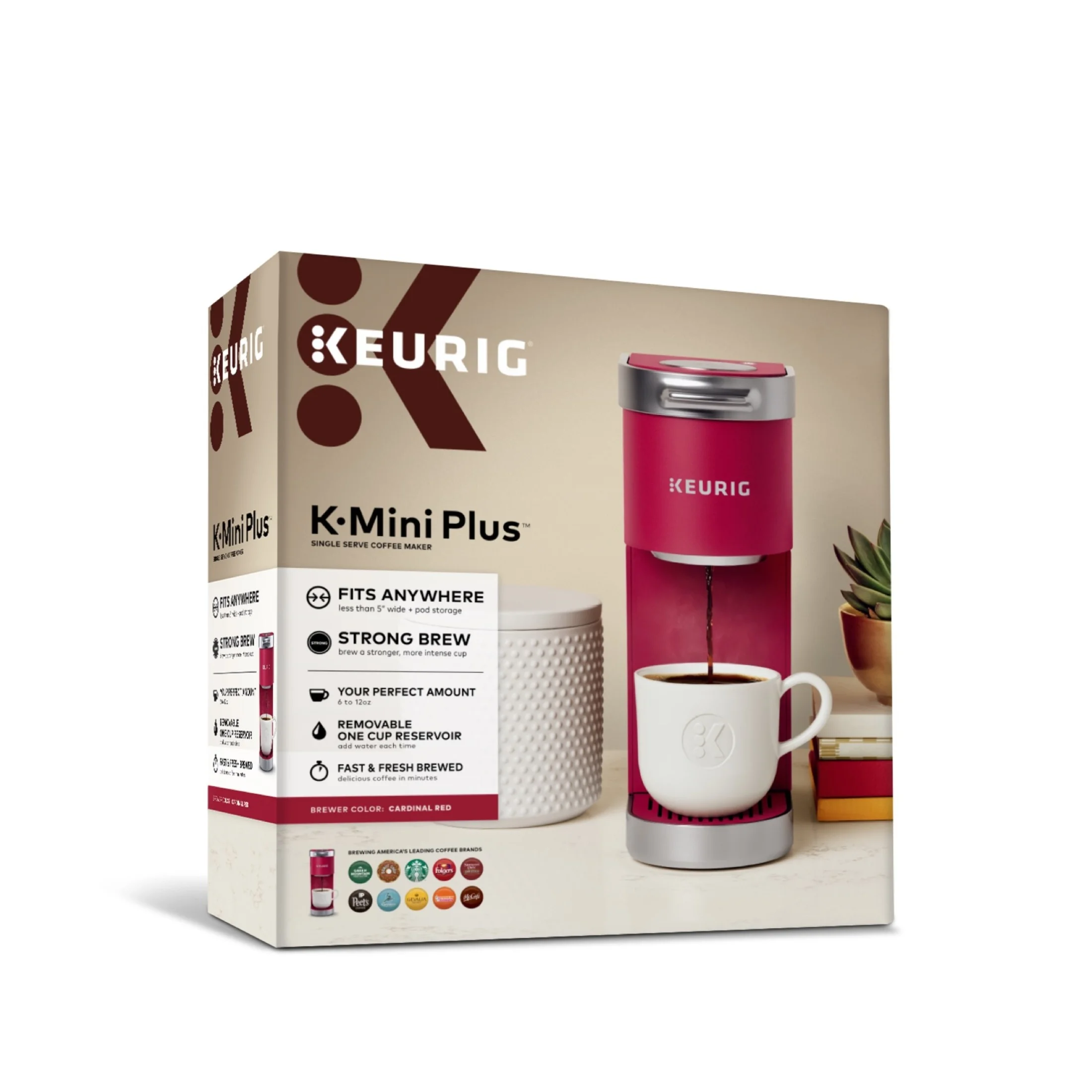 Keurig K - Mini Plus Single Serve K - Cup Pod Coffee Maker, Dusty Rosé