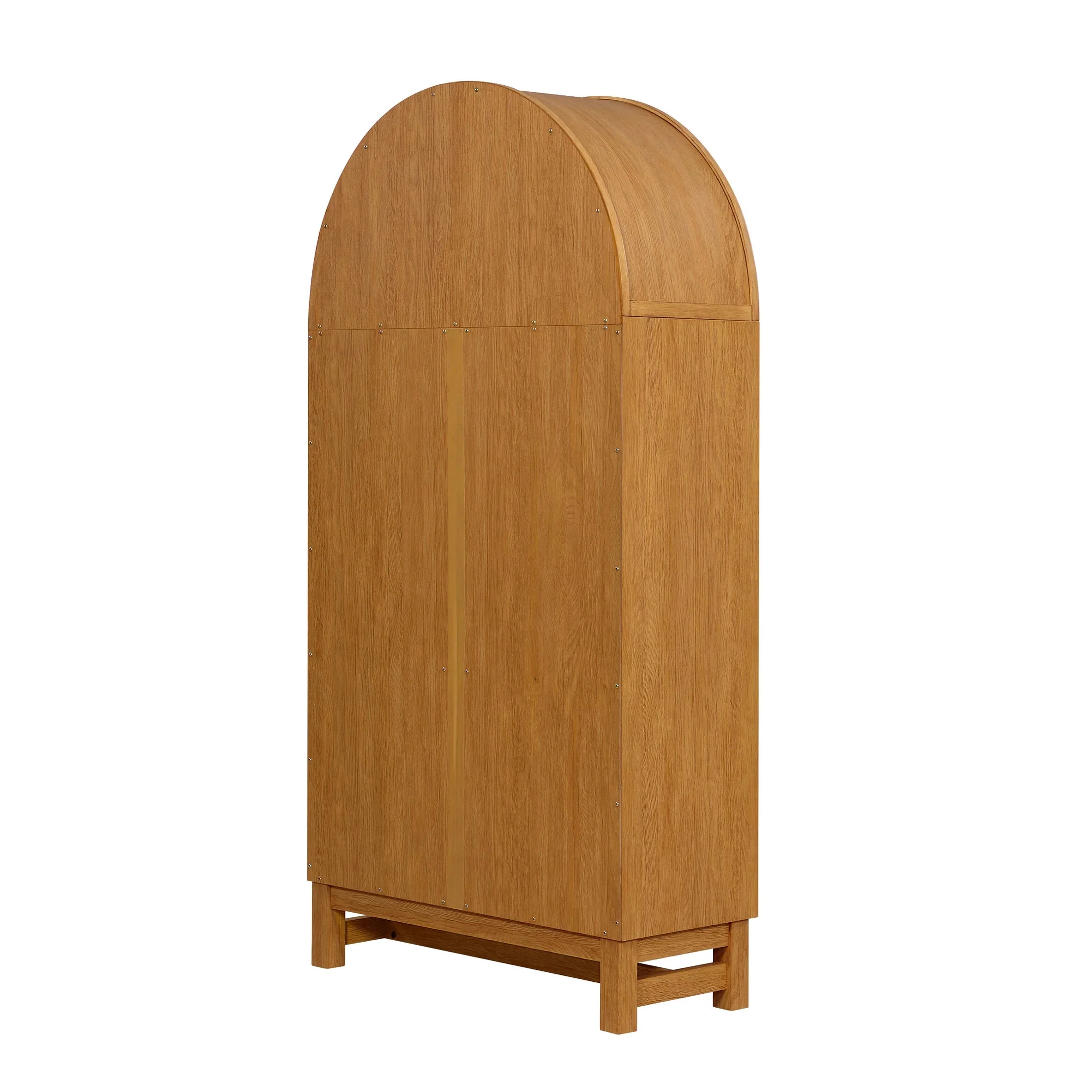 Better Homes & Gardens Juliet Open Arch Bookcase, Rich Black and Light Honey
