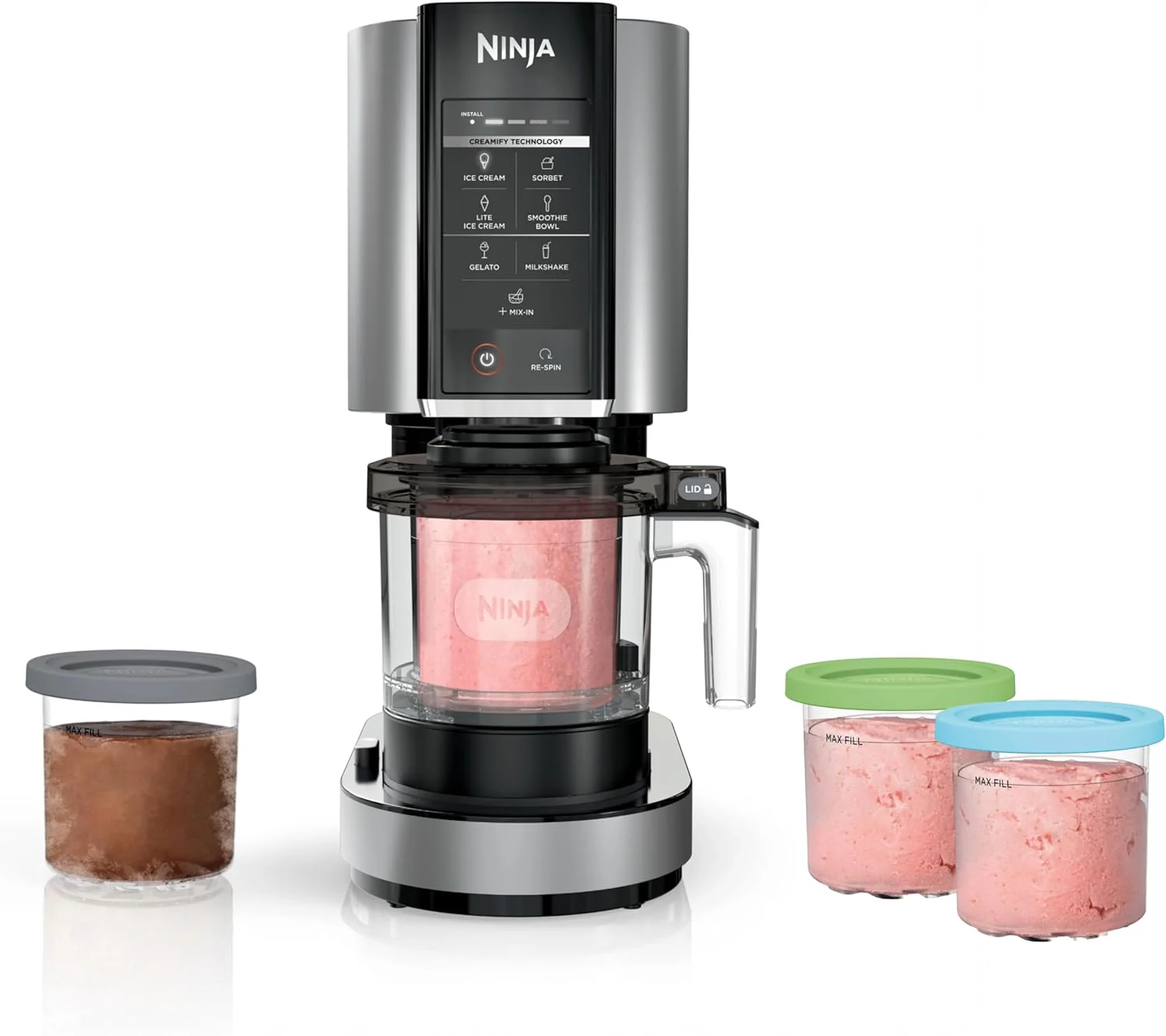 Ninja CREAMi Deluxe 11-en-1 Machine à glaces et desserts glacés de luxe