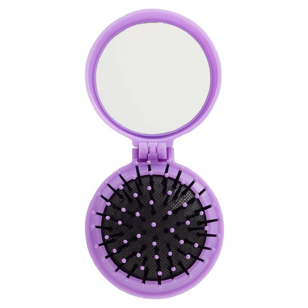 Mini brosse miroir rose