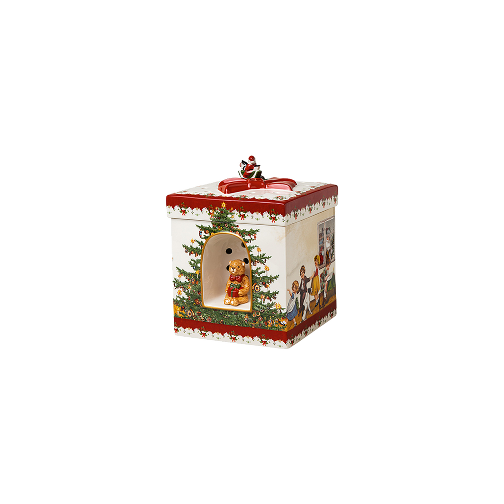 Christmas Toy's Christmas music box - Multi-colored, 6.7'' x 6.7'' x 8.5''