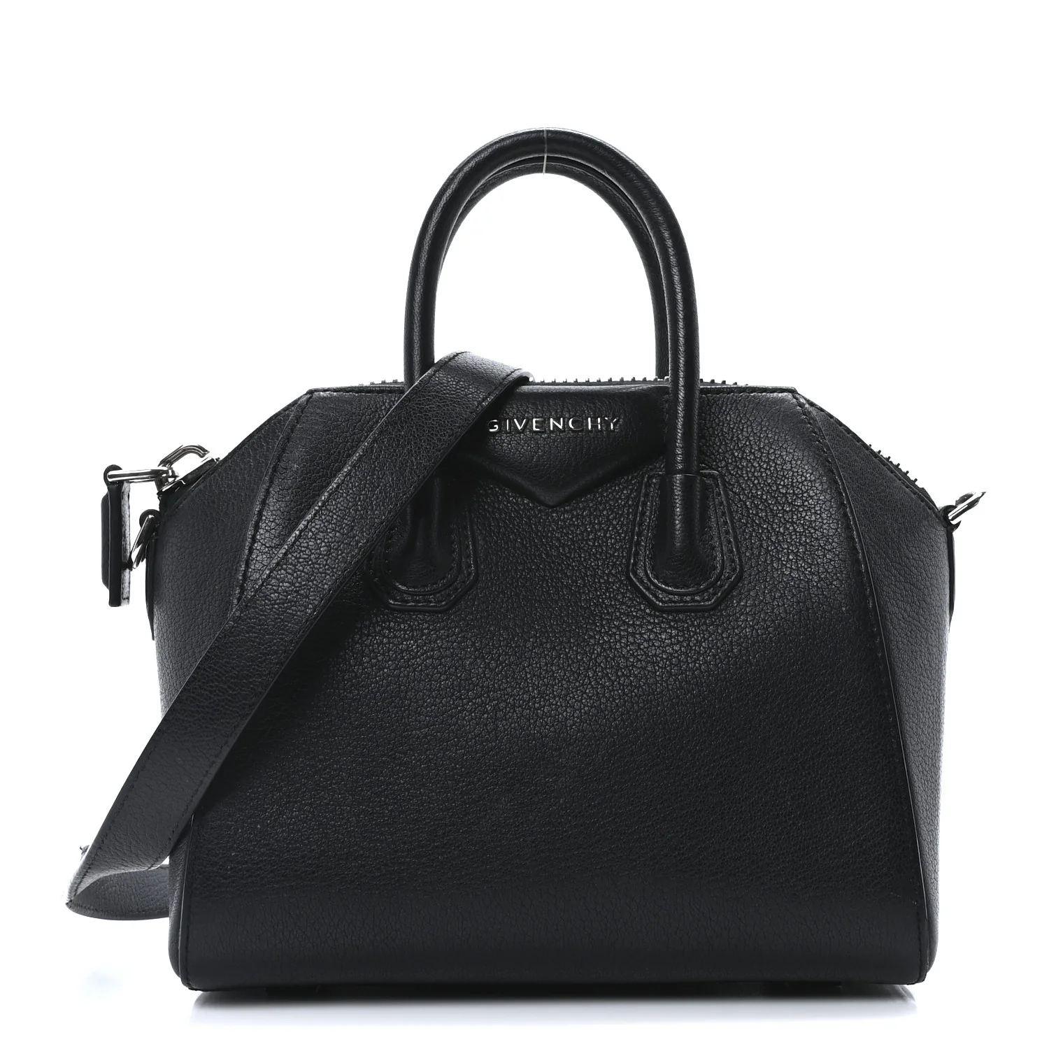 Sugar Goatskin Mini Antigona Black