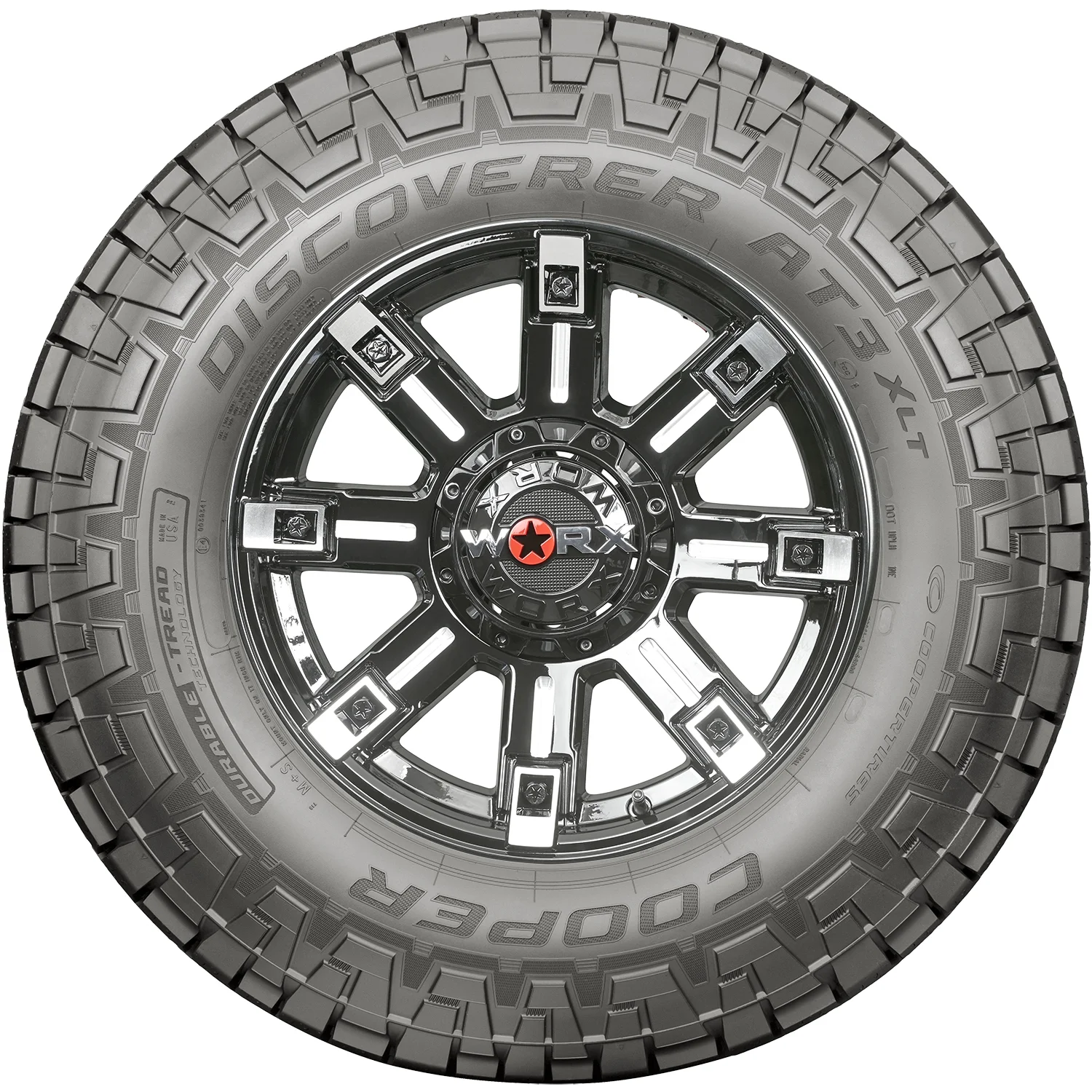 Pneus tout-terrain Cooper Discoverer AT3 XLT 285/70R17, indice de charge E, 10 plis, compatibles avec Ram 1500 Rebel et Jeep Wrangler Rubicon
