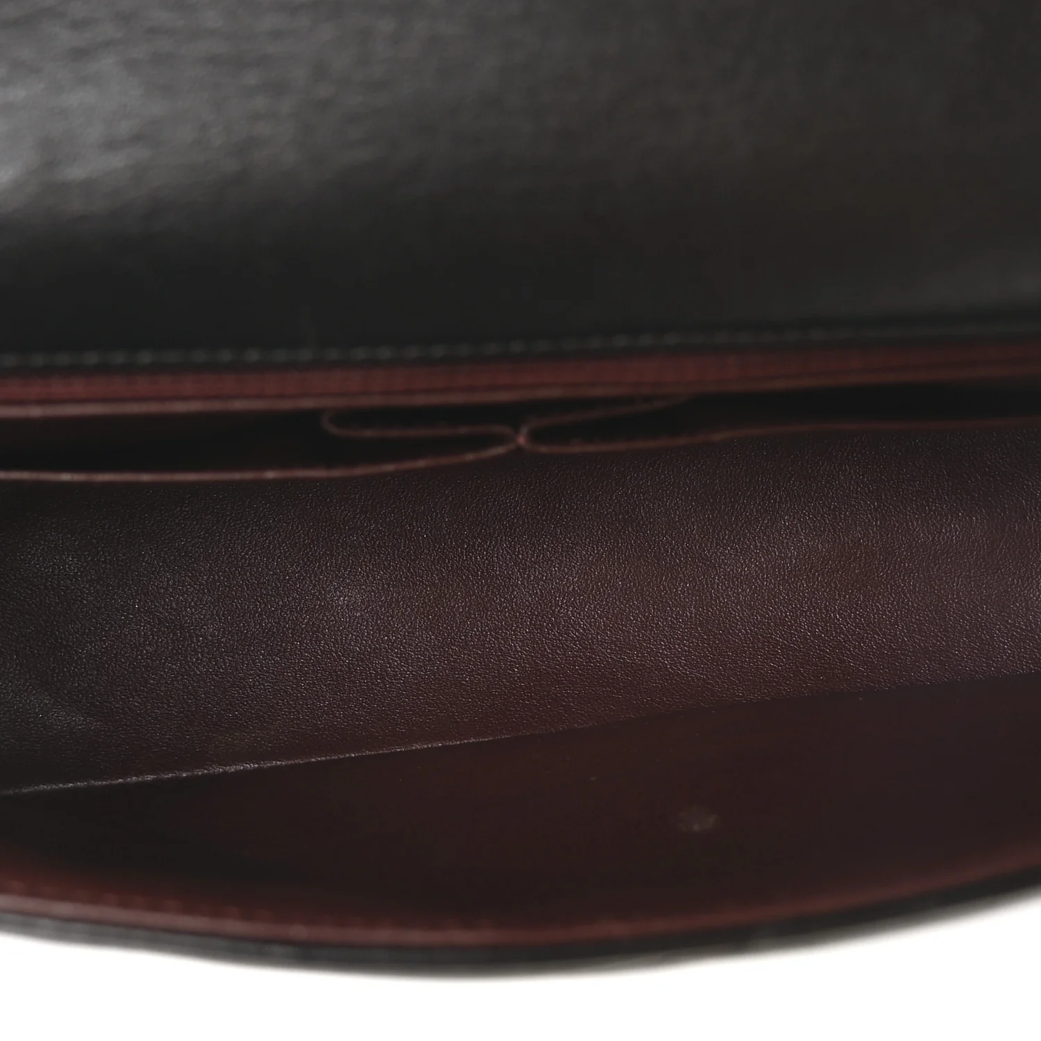 Lambskin Scallop Quilted Medium Pagoda Flap Black