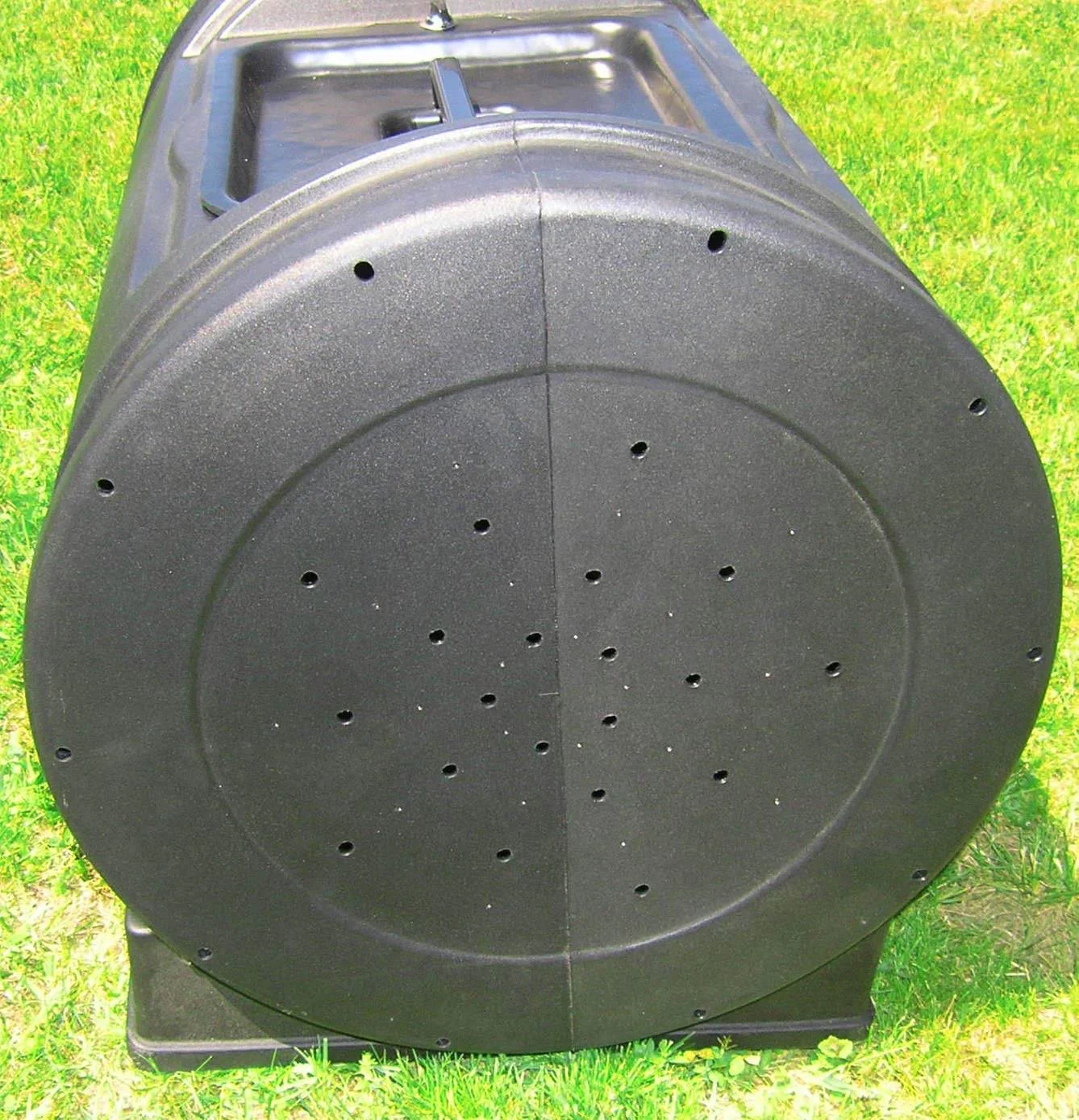 Compost Wizard Jr Outdoor Garden Compost Bin Container, Black - Image 9