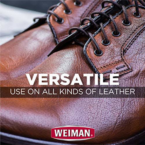 Weiman Leather Cleaner and Conditioner for Furniture - 12 Ounce - 2 Pack - Ultra Violet Protection Help Prevent Cracking or Fading of Leather