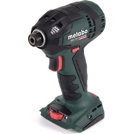 Metabo – Visseuse à chocs sans fil 18V – Moteur Brushless – Couple 200Nm – 12 niveaux de vitesse – Pour vis auto-perceuses et bois dur — vue 5