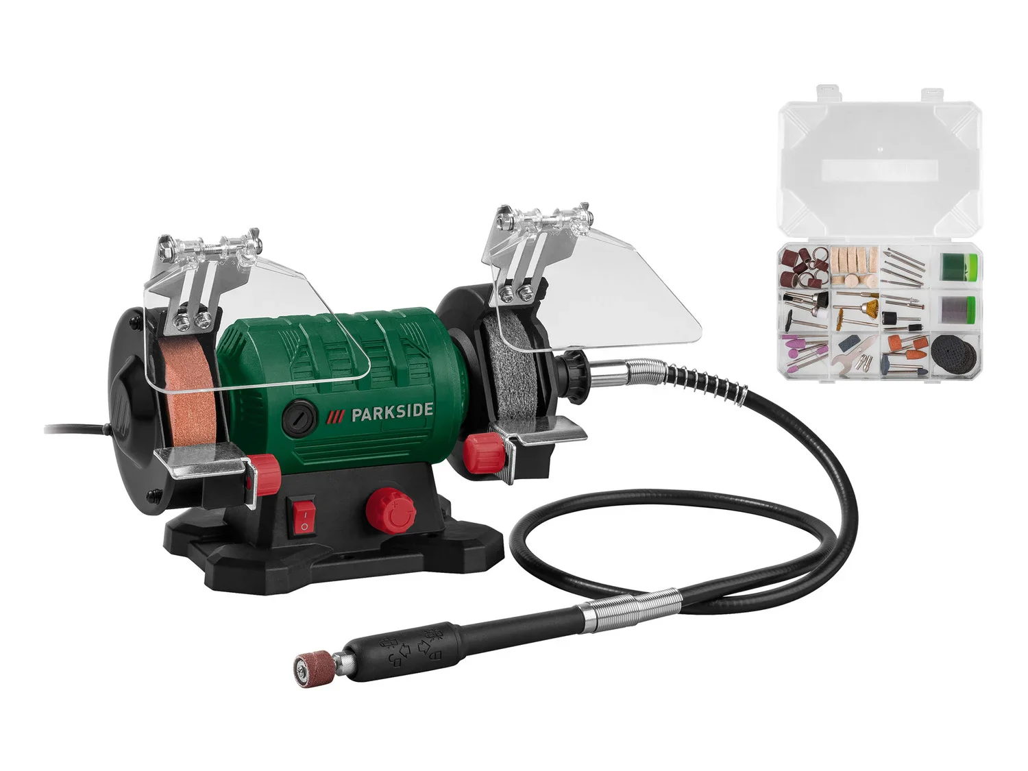 PARKSIDE Touret  meuler double avec arbre flexible PDFW 120 B3, 120 W