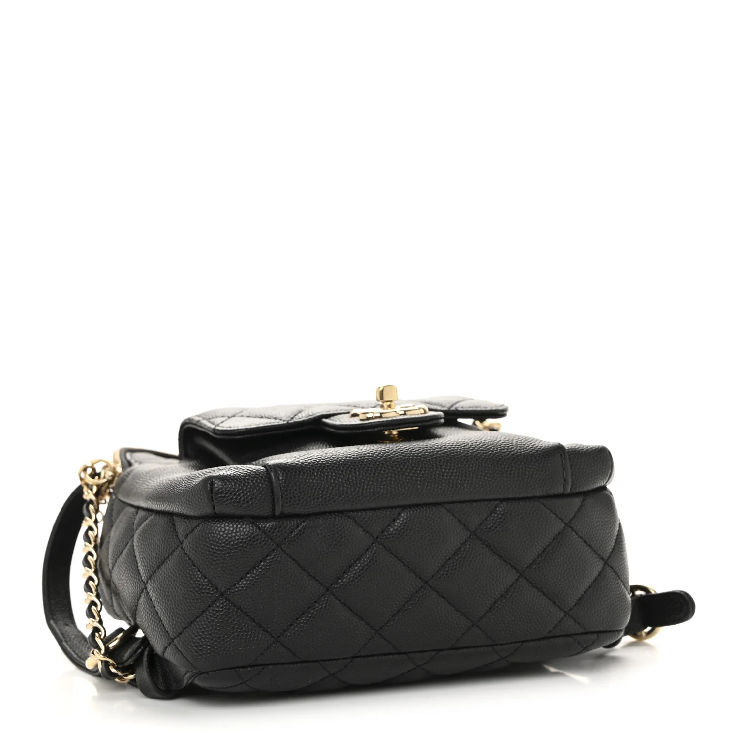 Caviar Quilted Small CC Day Backpack Black