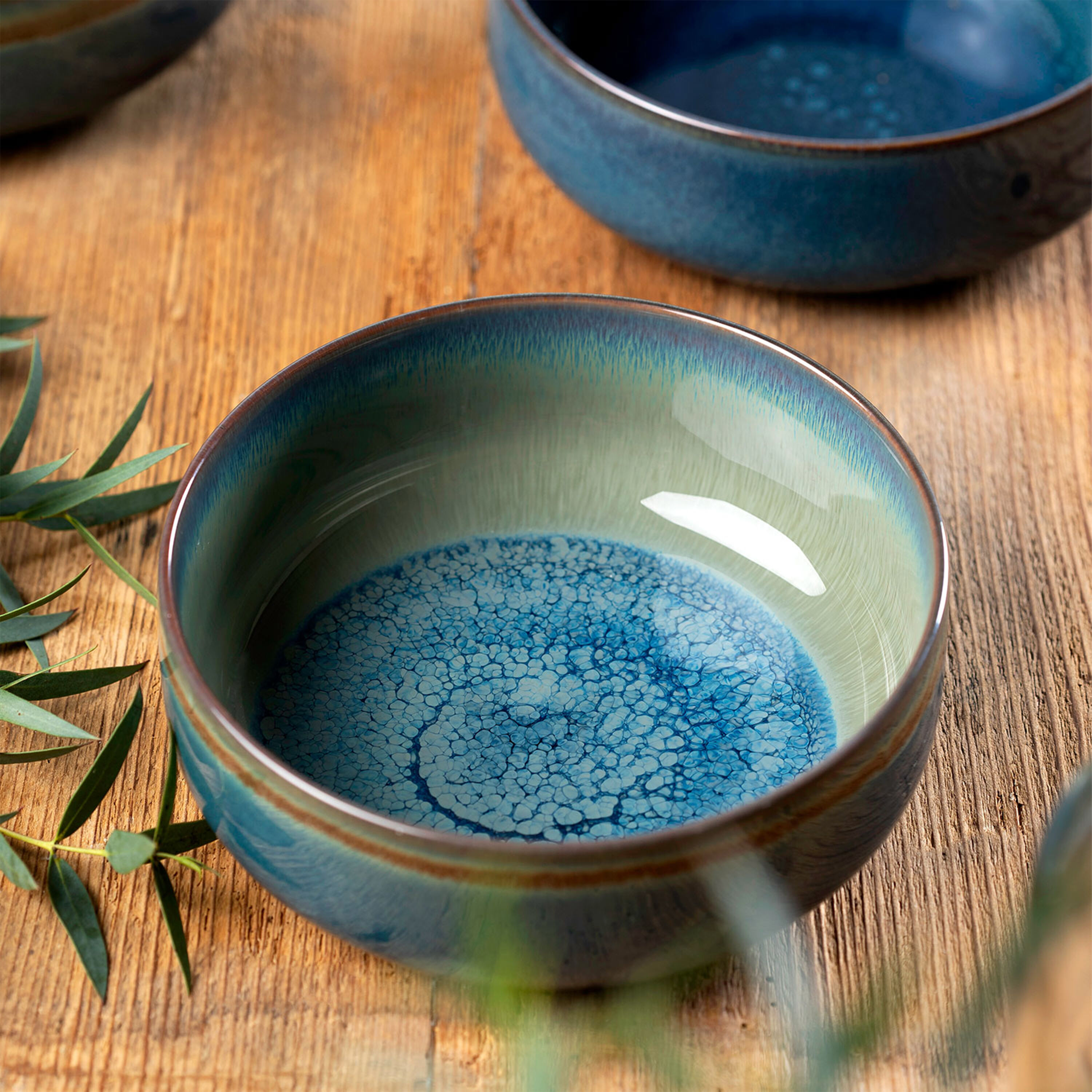 Crafted Serving Bowl - Green, 18.6 oz, Premium Porcelain