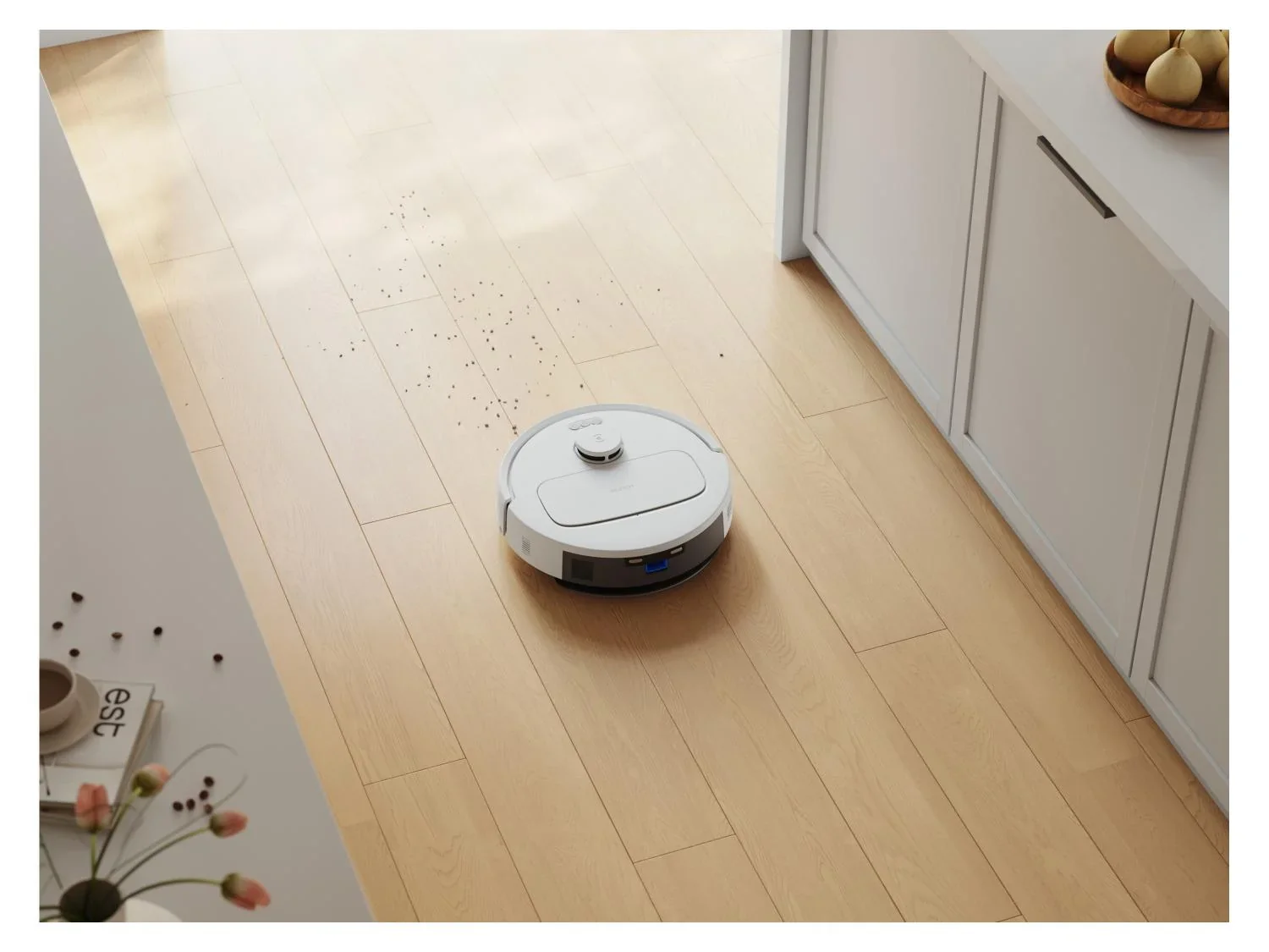 ECOVACS Robot aspirateur et nettoyeur DEEBOT N20e