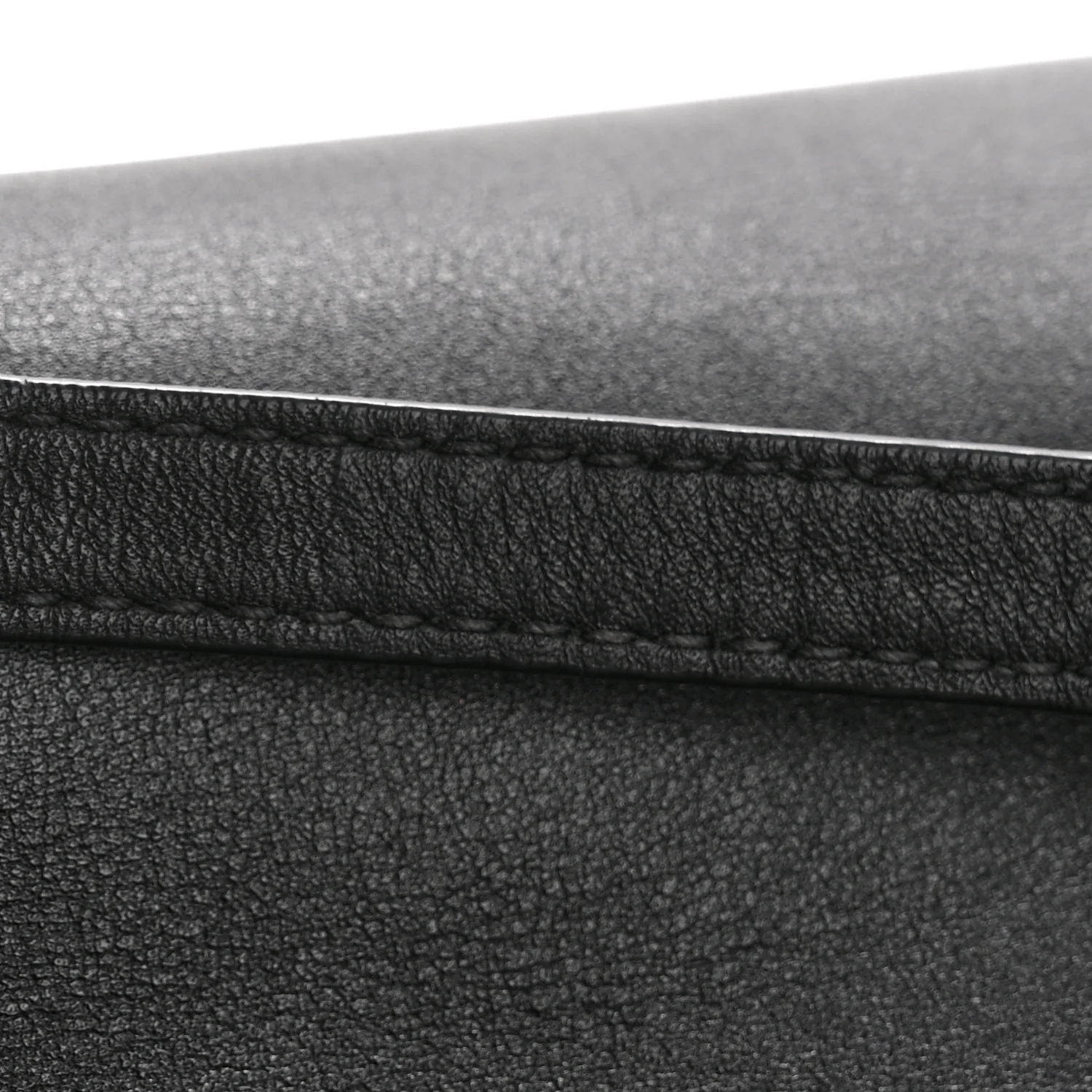 Calfskin Small The Point Triangle Bag Black