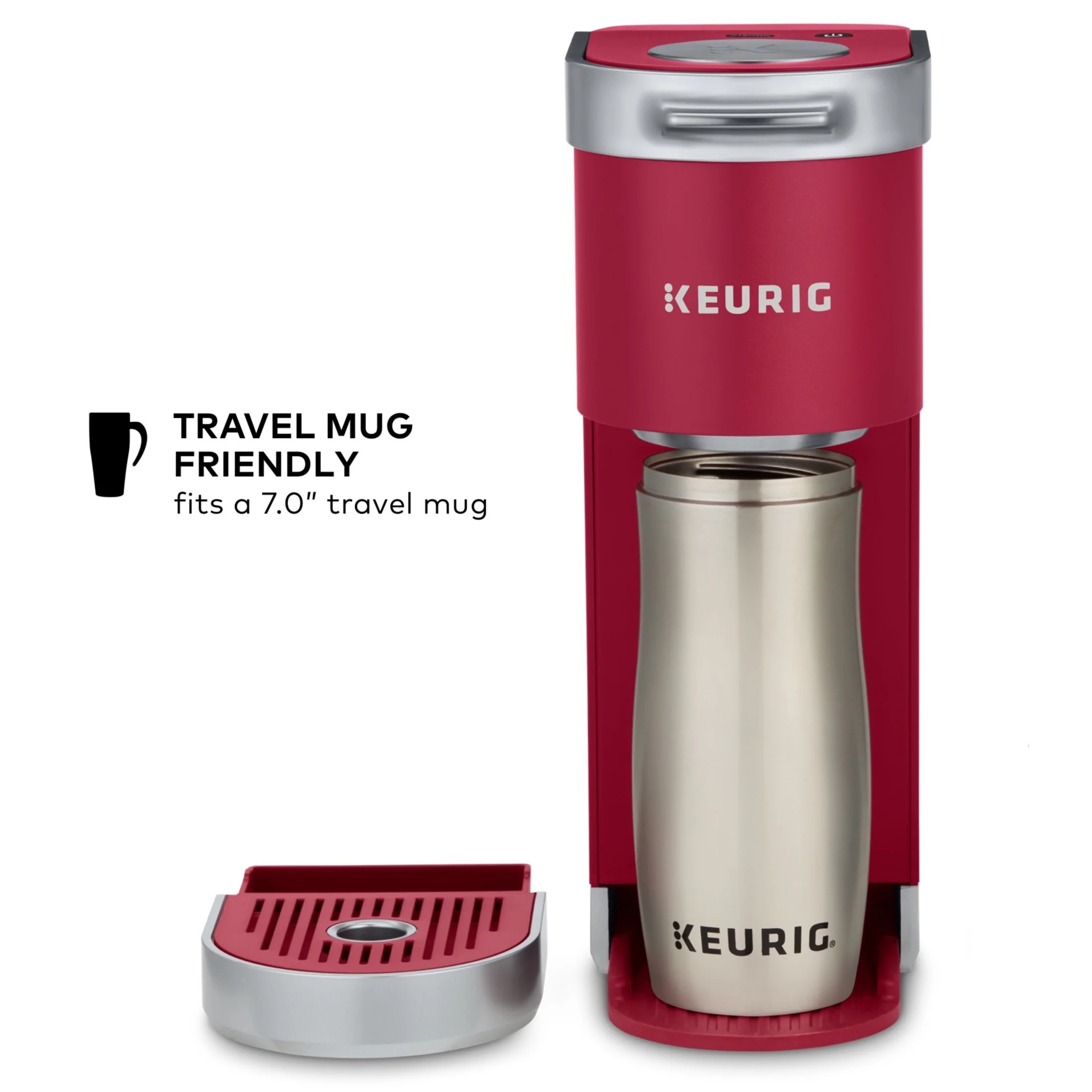 Keurig K - Mini Plus Single Serve K - Cup Pod Coffee Maker, Dusty Rosé