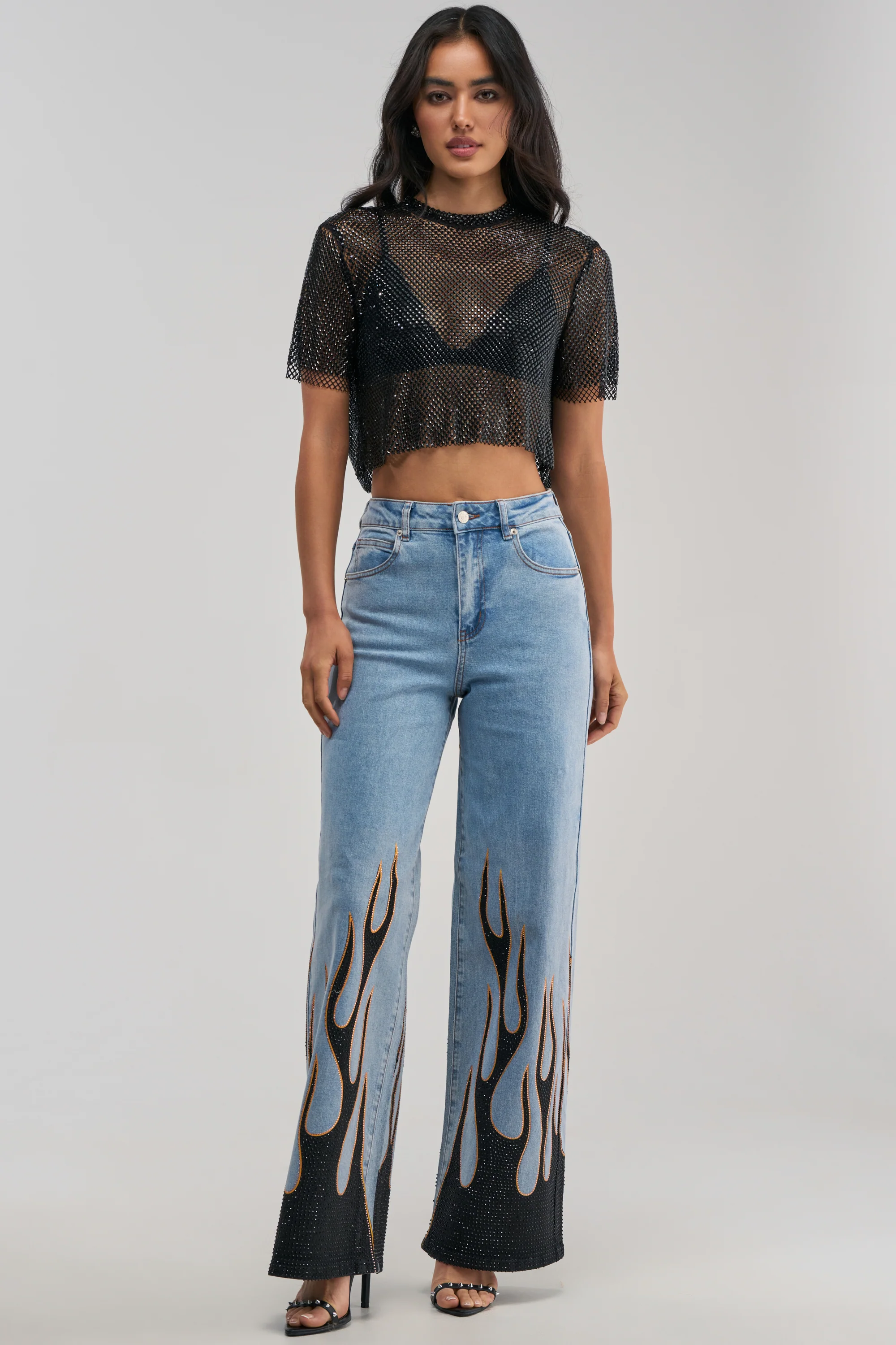 ON FIRE RELAXED DENIM - Akira Store