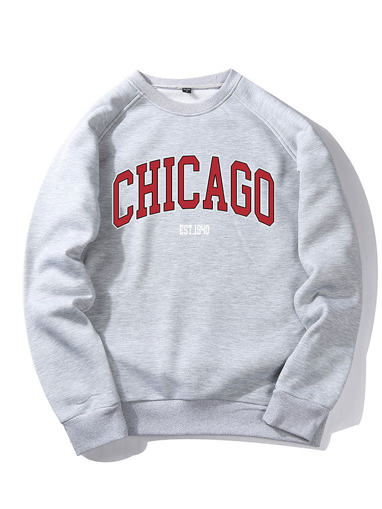 Sweat-shirt imprimé Chicago