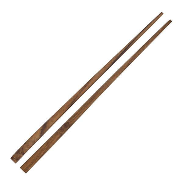 Teak spisepinner 23 cm tre