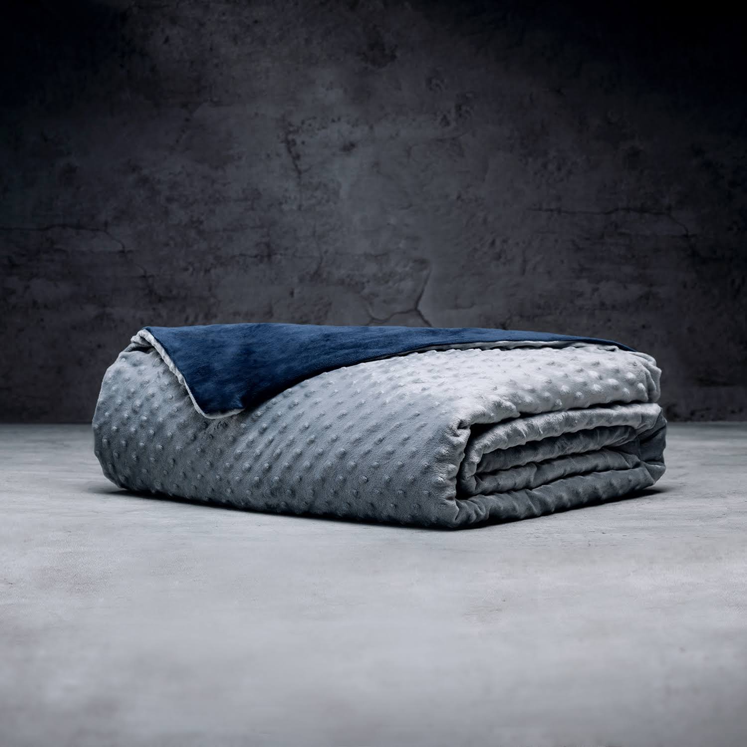 LUXOME Premium 15lb Weighted Blanket | Includes Removable Minky Cover | Full Size | 54