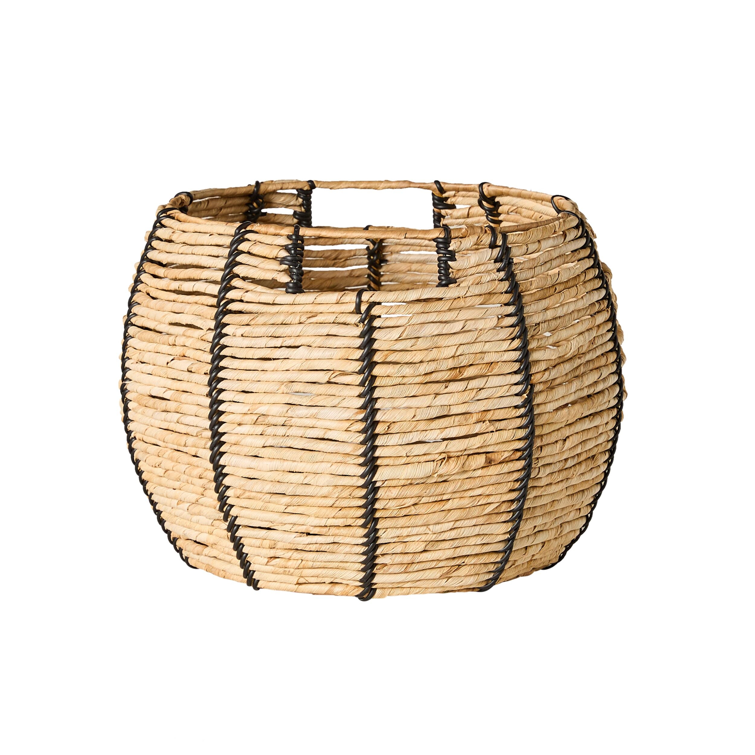 Serra Stripe Basket Small