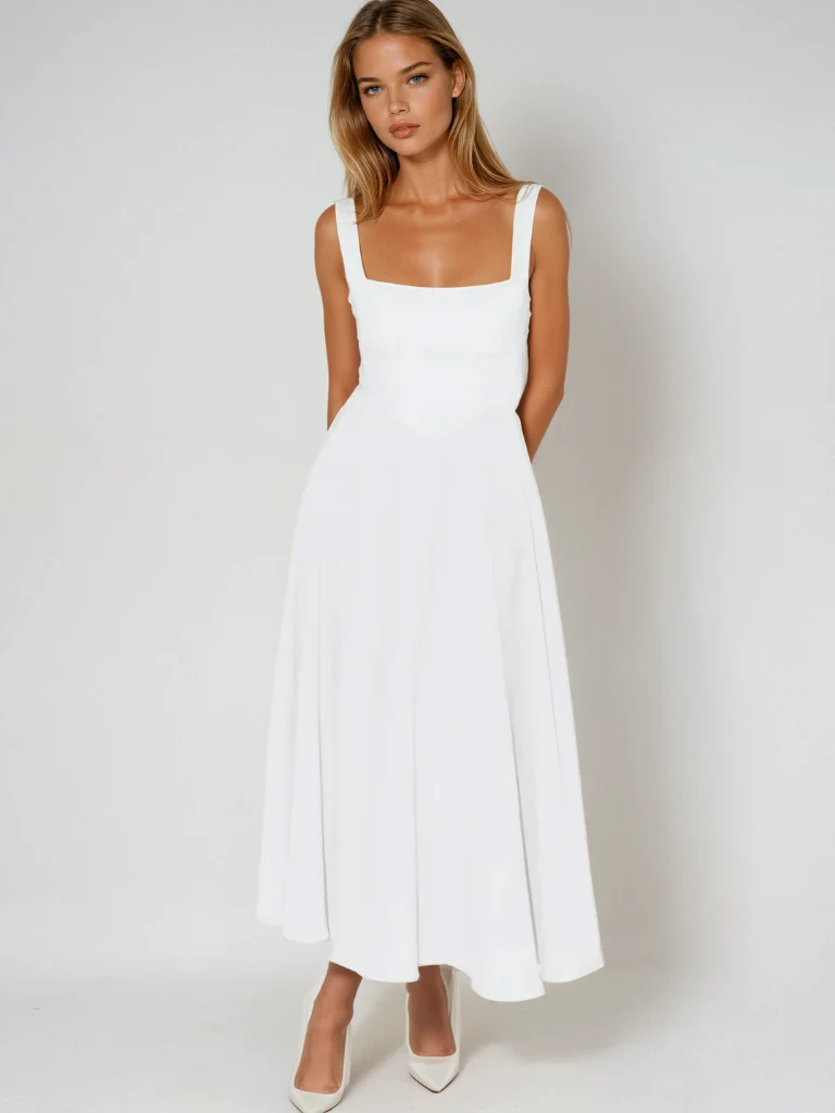 Robe Midi Classique pour Femme