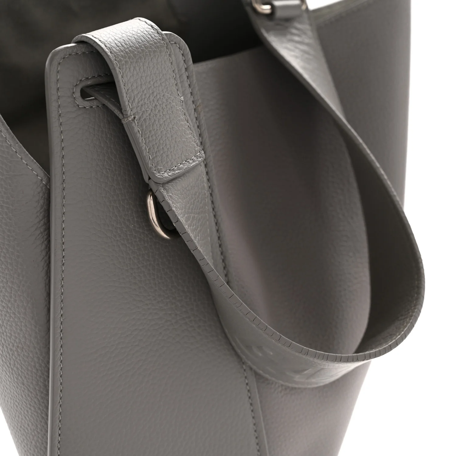 Calfskin Logo Embossed Small Tool 2.0 North-South Tote Balenciaga Grey