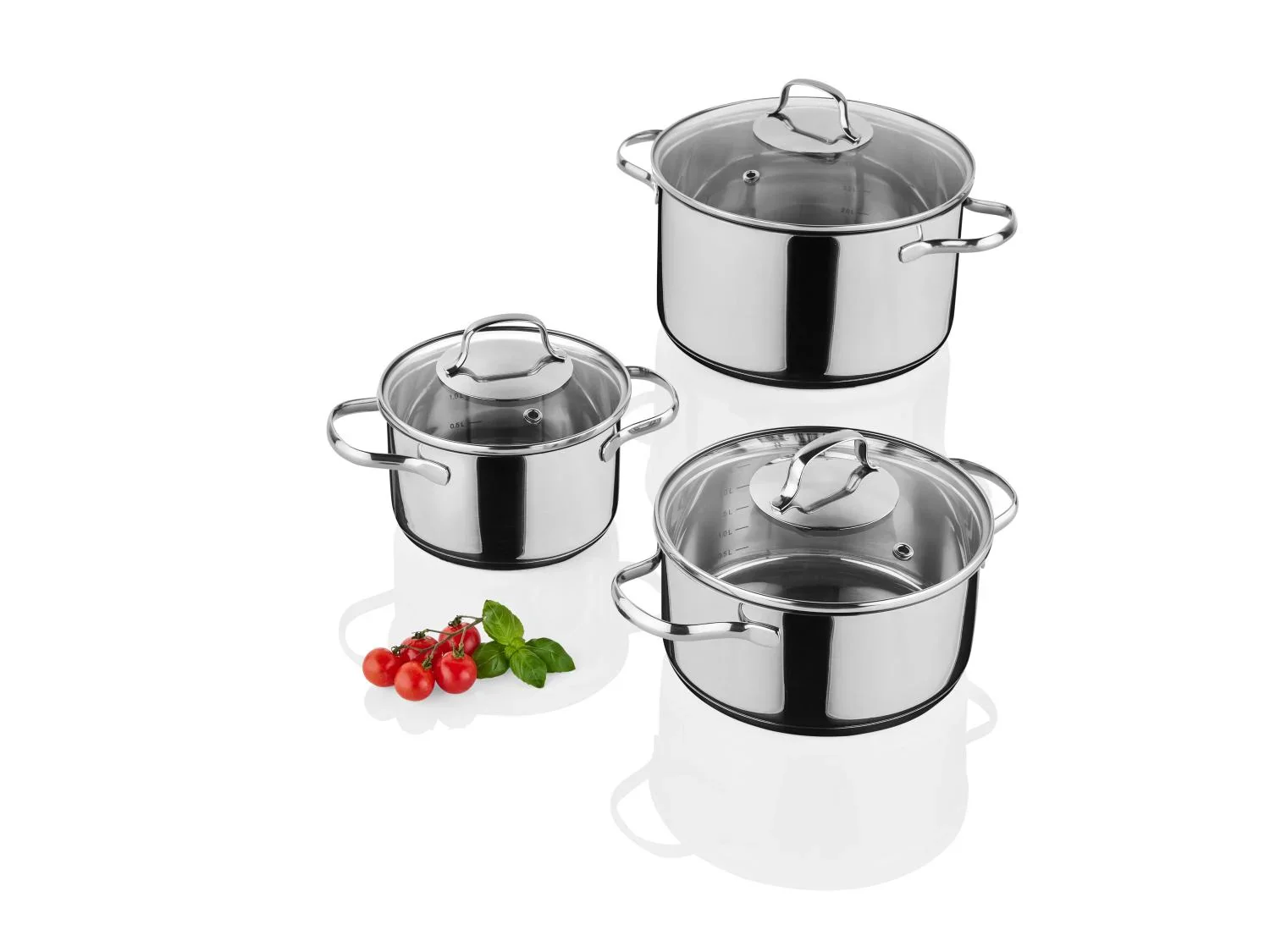 LIVARNO home Set de 3 casseroles