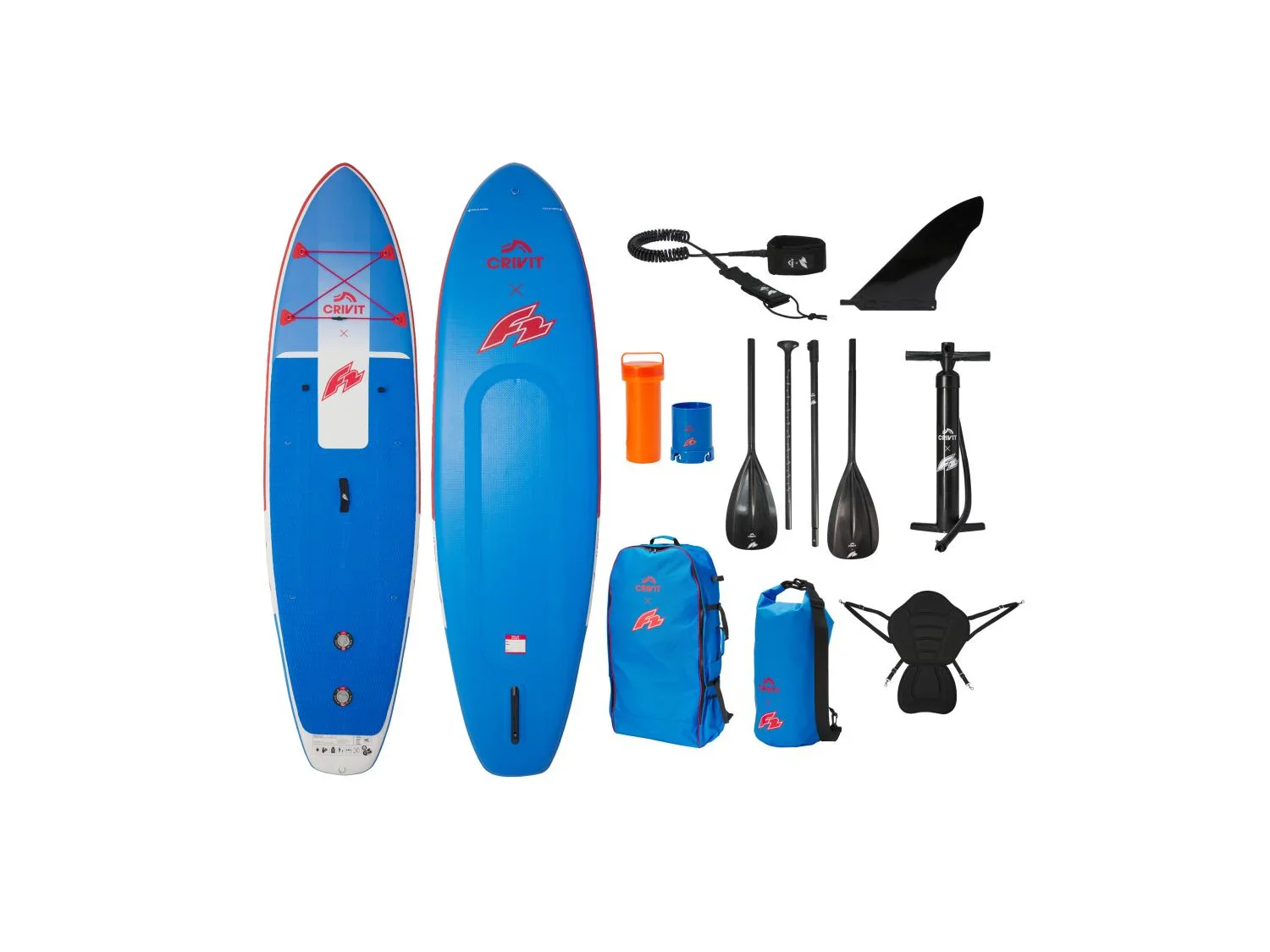 CRIVIT Stand up paddle polyvalent - gonflable
