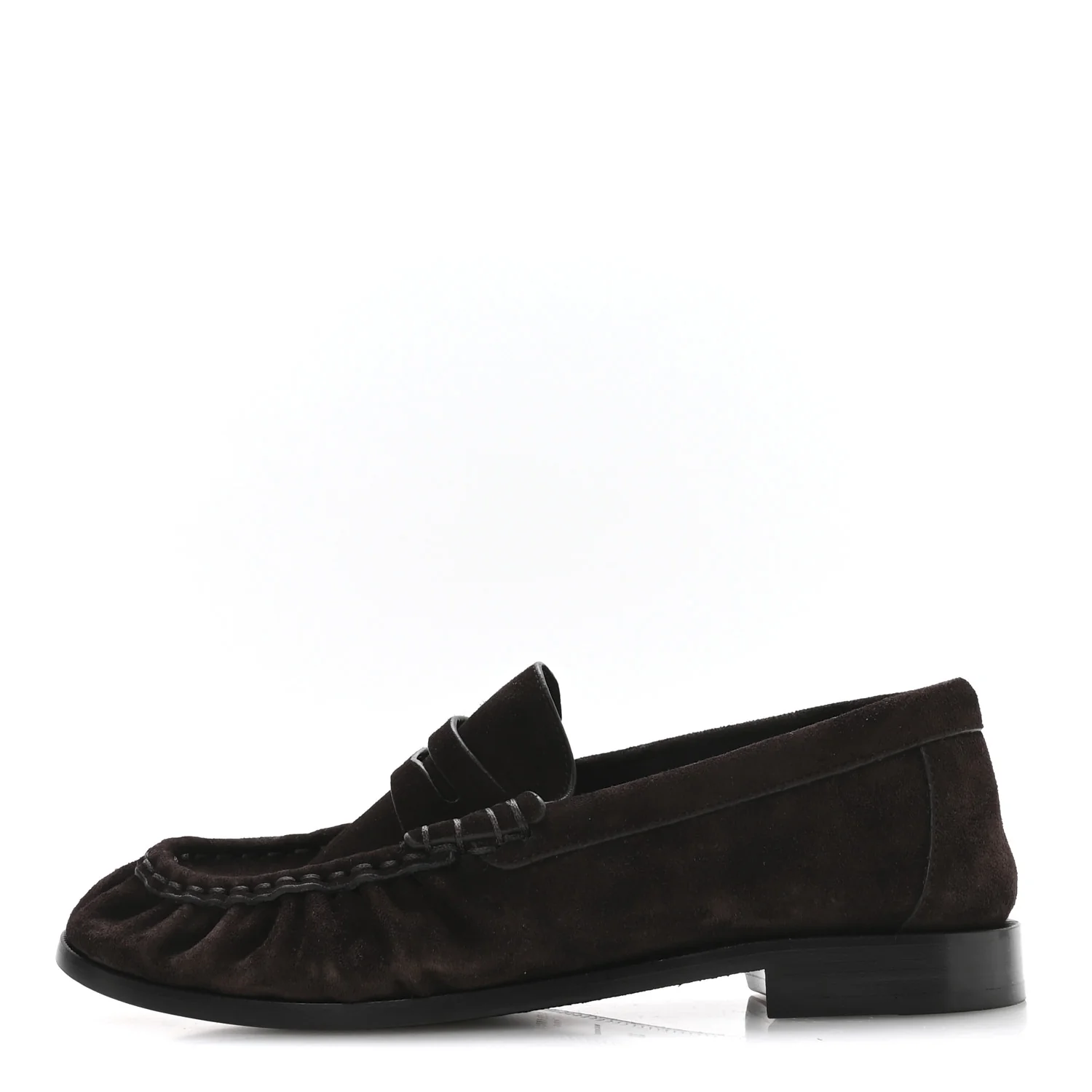 Suede Le Loafer 15 Penny Slippers 37 Dark Chocolate