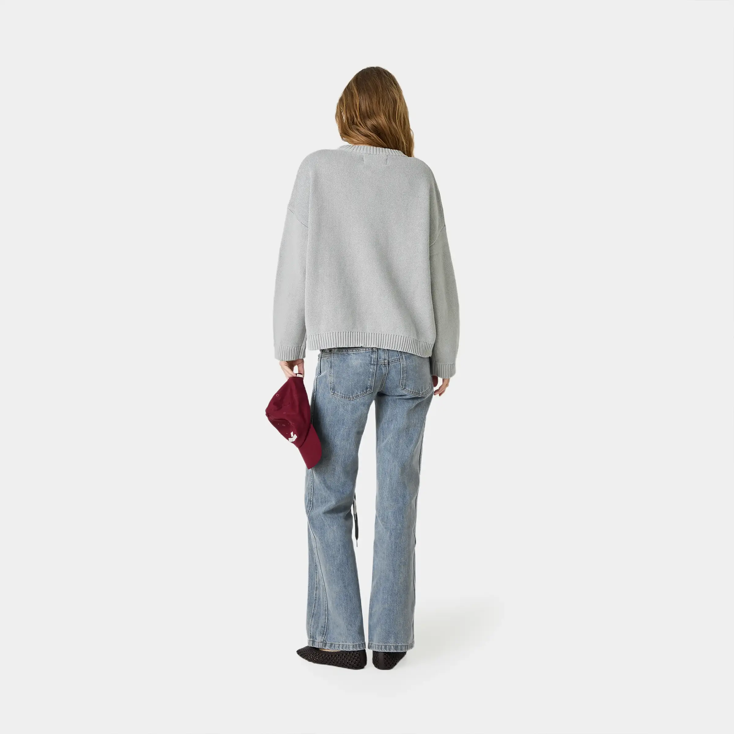 Master Grey Knit Sweater