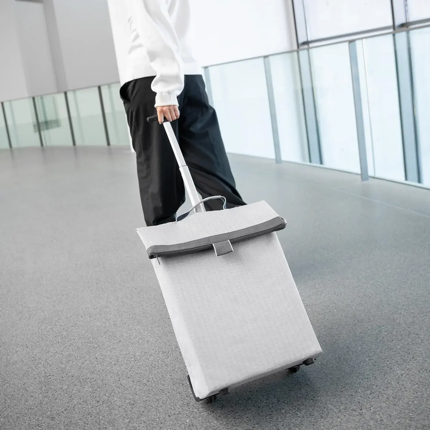 trolley M herringbone grey