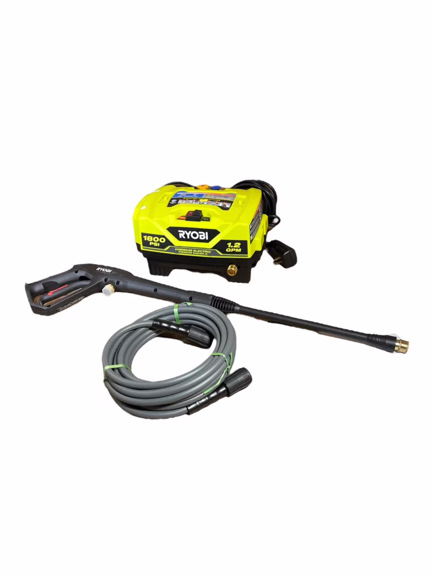 1800 PSI 1 2 GPM Cold Water Electric Pressure Washer