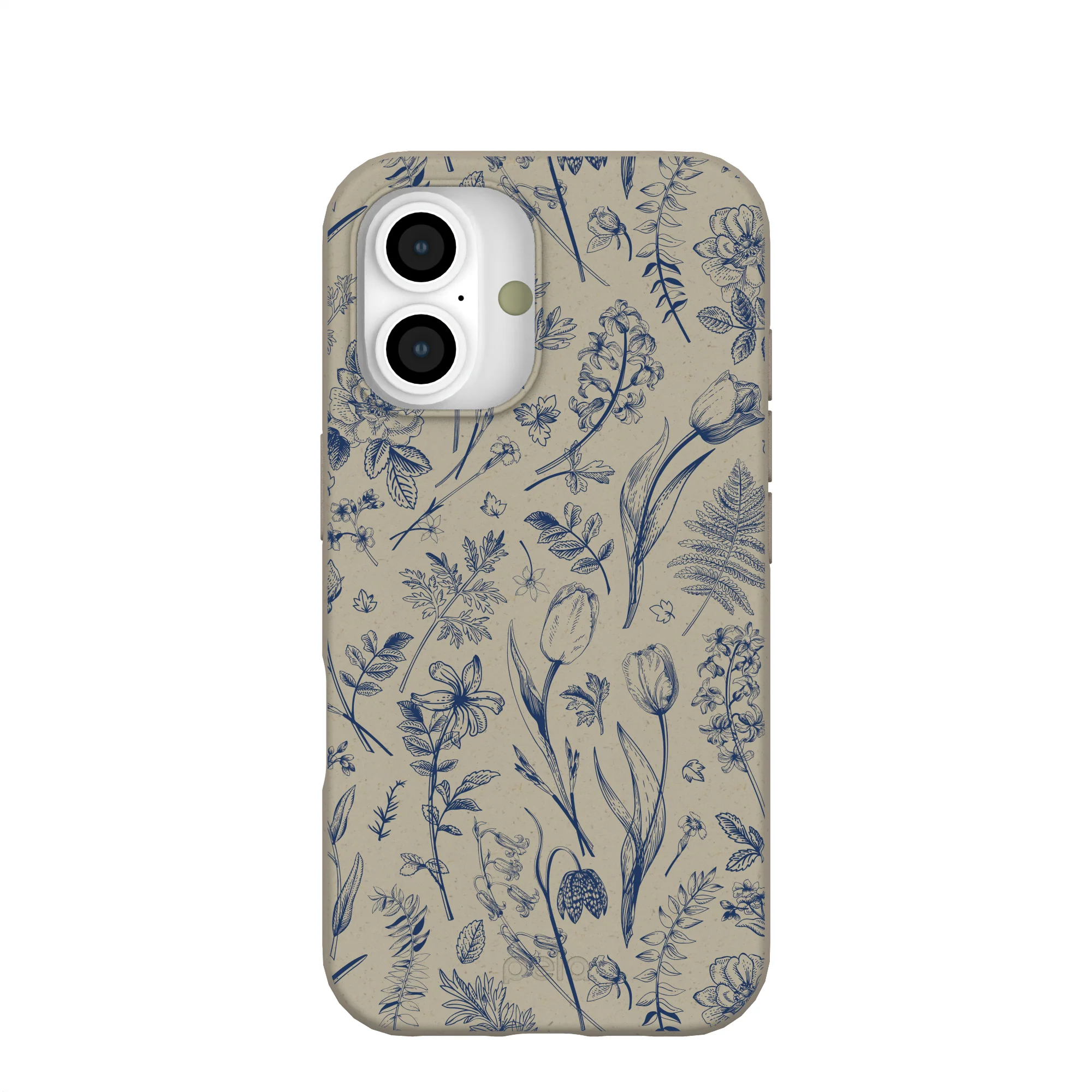 London Fog Indigo Bouquet iPhone 16 Case