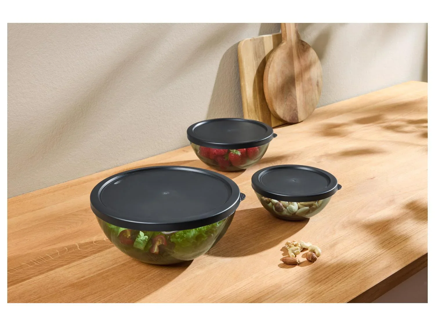 SILVERCREST Set de 5 botes de conservation en verre