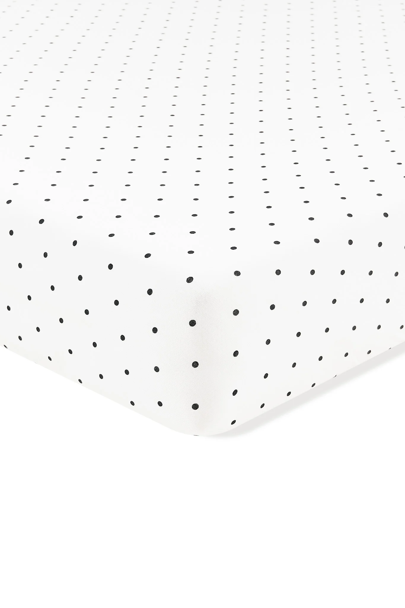Crib Sheet in Midnight Polka Dot