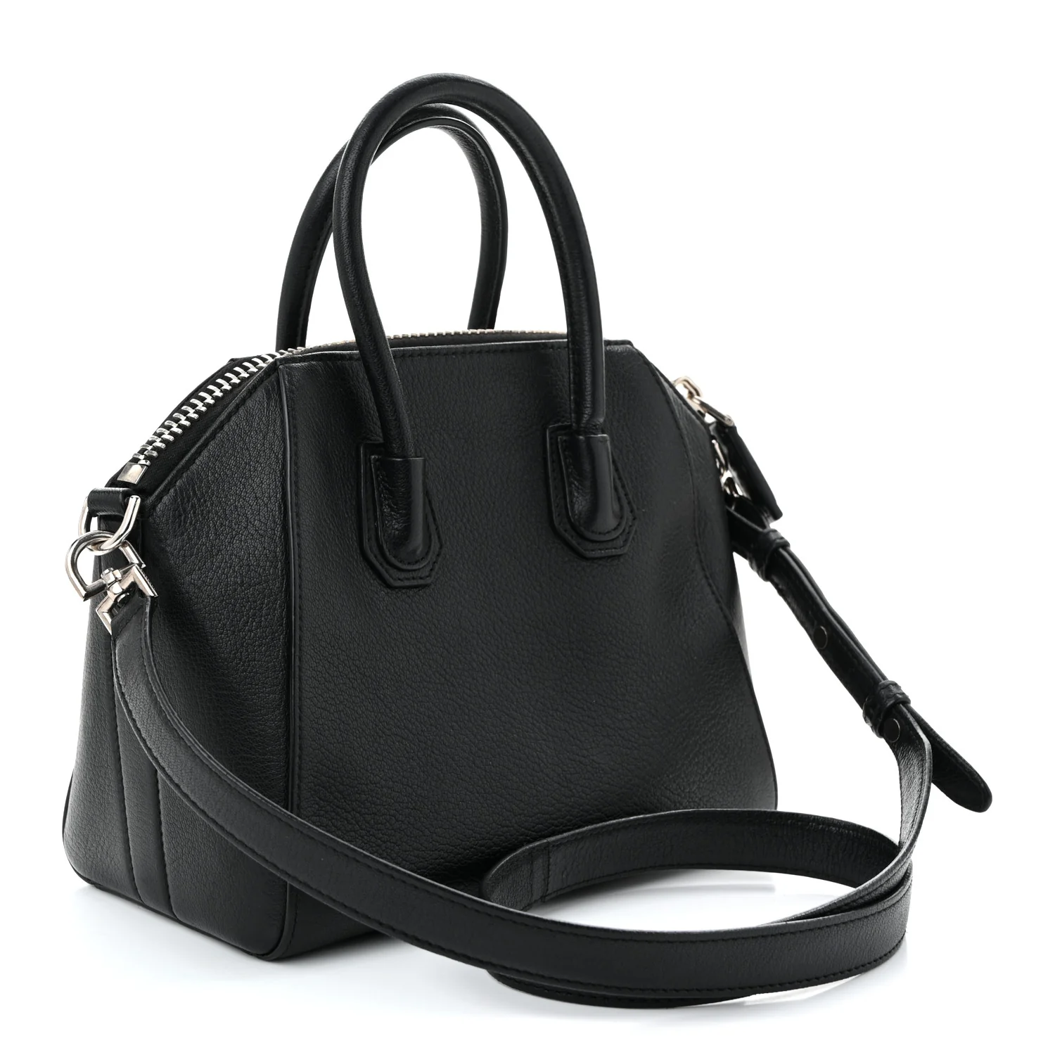 Sugar Goatskin Mini Antigona Black