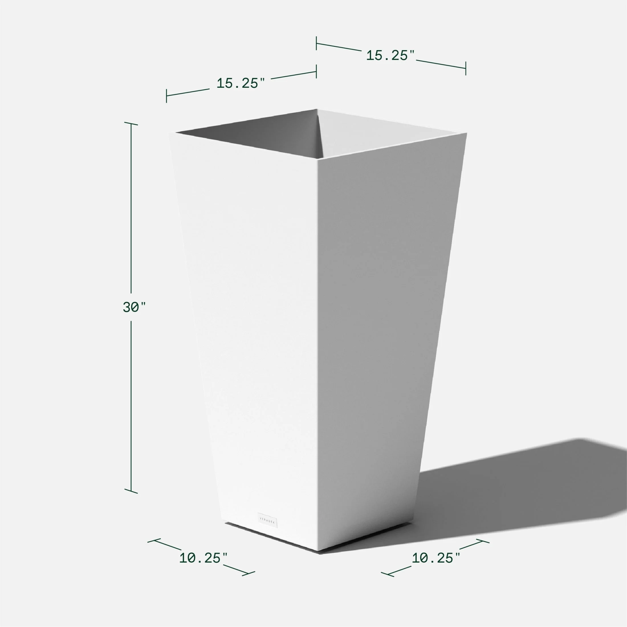 Pure Series Midland 30" Planter 2 Pack White Image 3