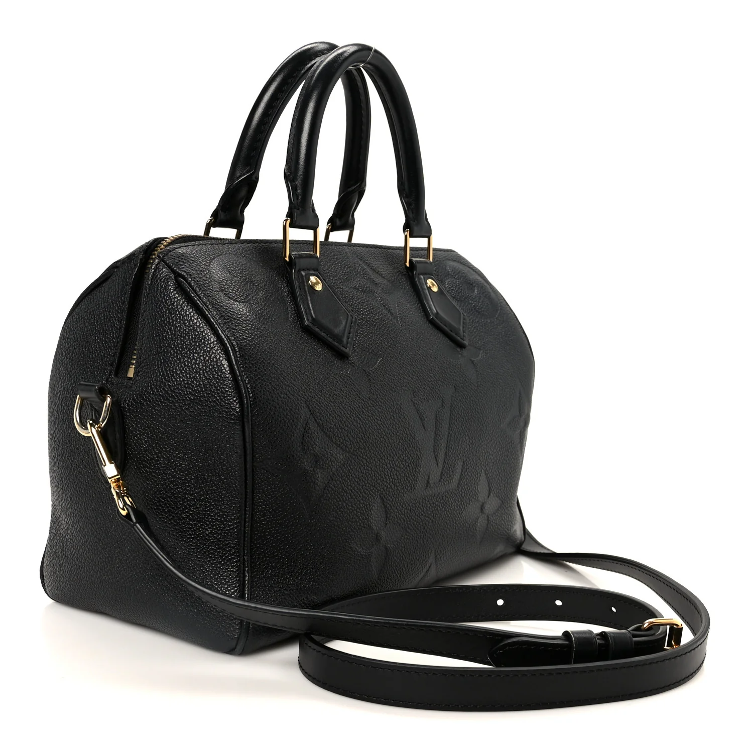 Empreinte Monogram Giant Speedy Bandouliere 25 Black