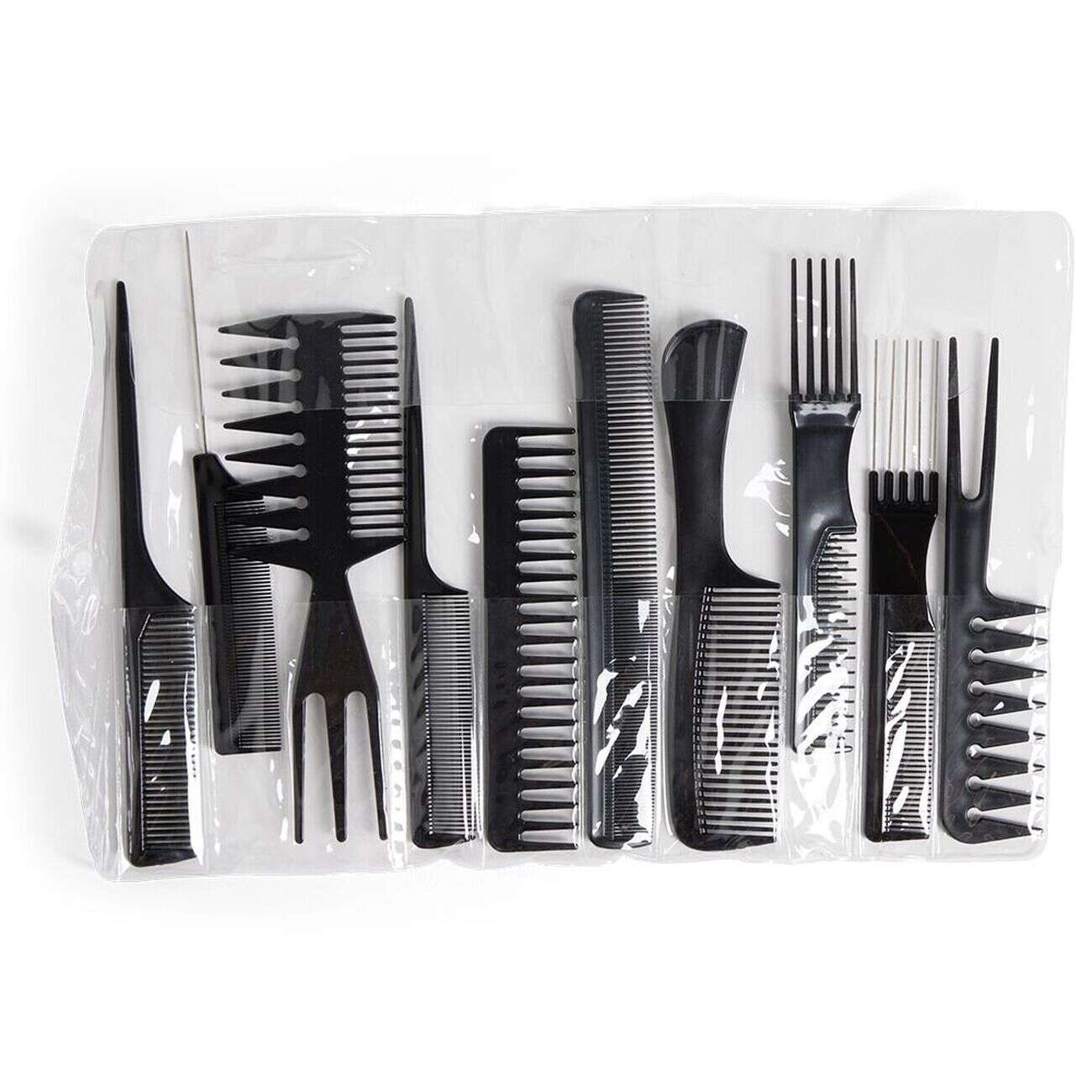 Lot de 10 peignes formes différentes