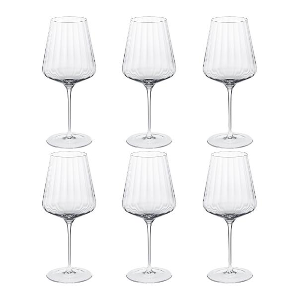 Bernadotte rødvinsglass 6 stk