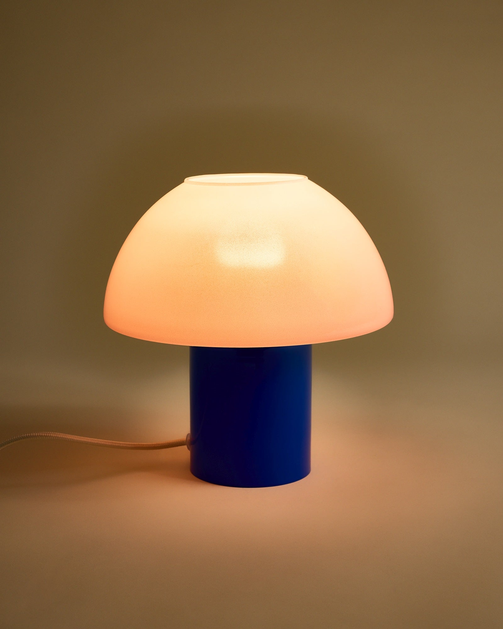 COGUMELO - GLASS LAMP PINK BLUE