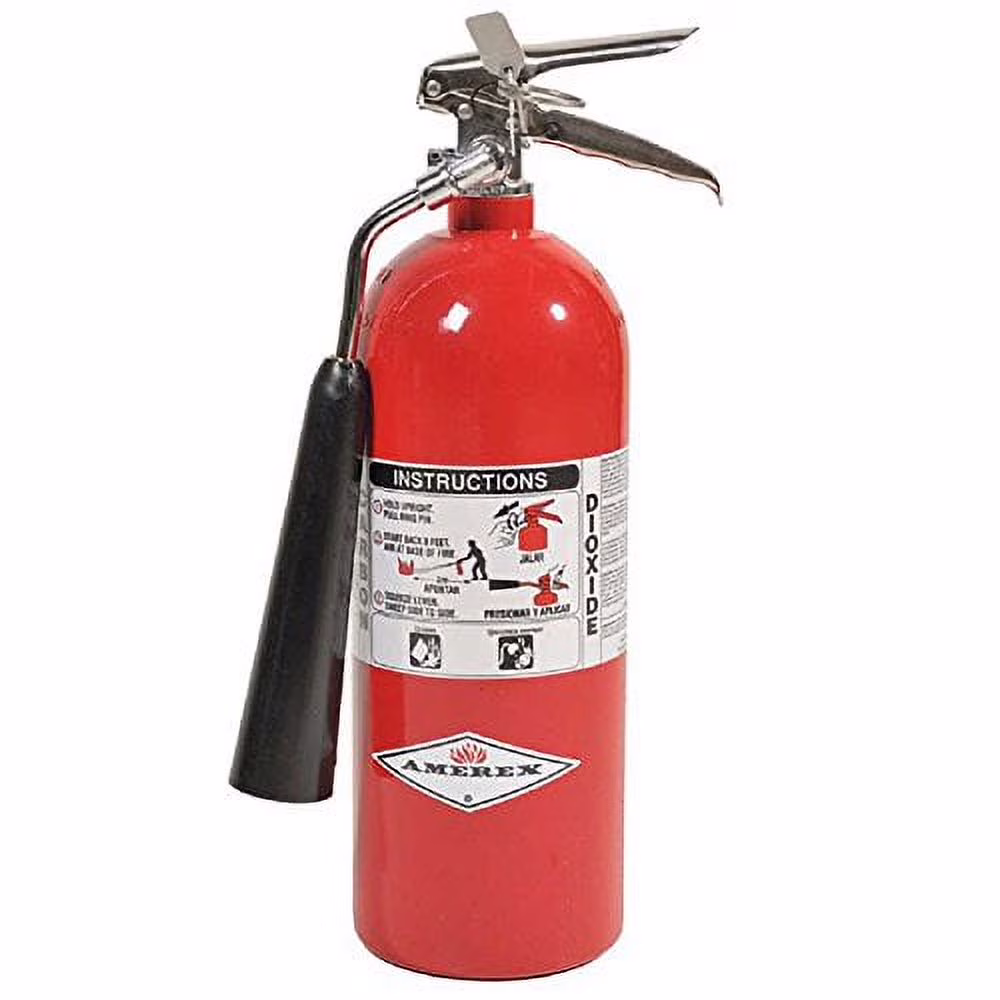Amerex 322, 5 lb Carbon Dioxide Class B C Fire Extinguisher