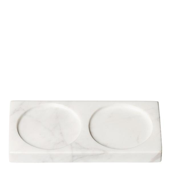 Tabletopper brett for kverner 15 cm hvit marmor