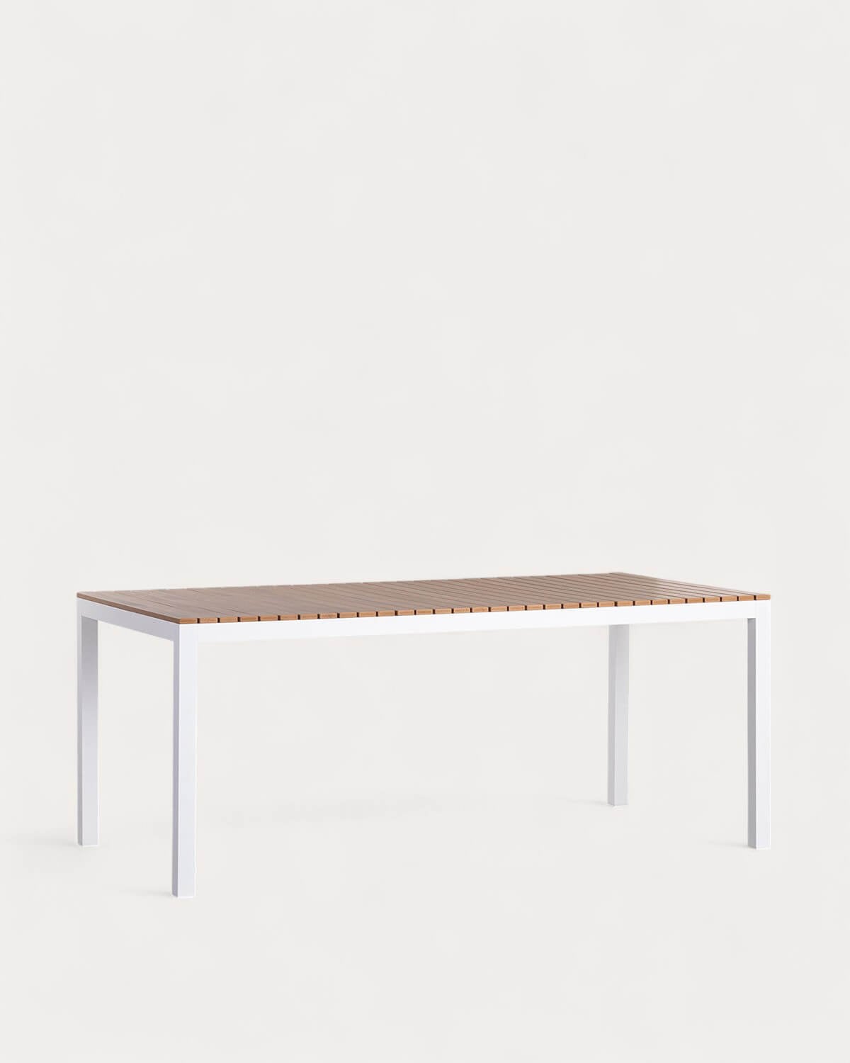 Korce - Mesa de Exterior Rectangular de Aluminio (180x90 cm) Korce