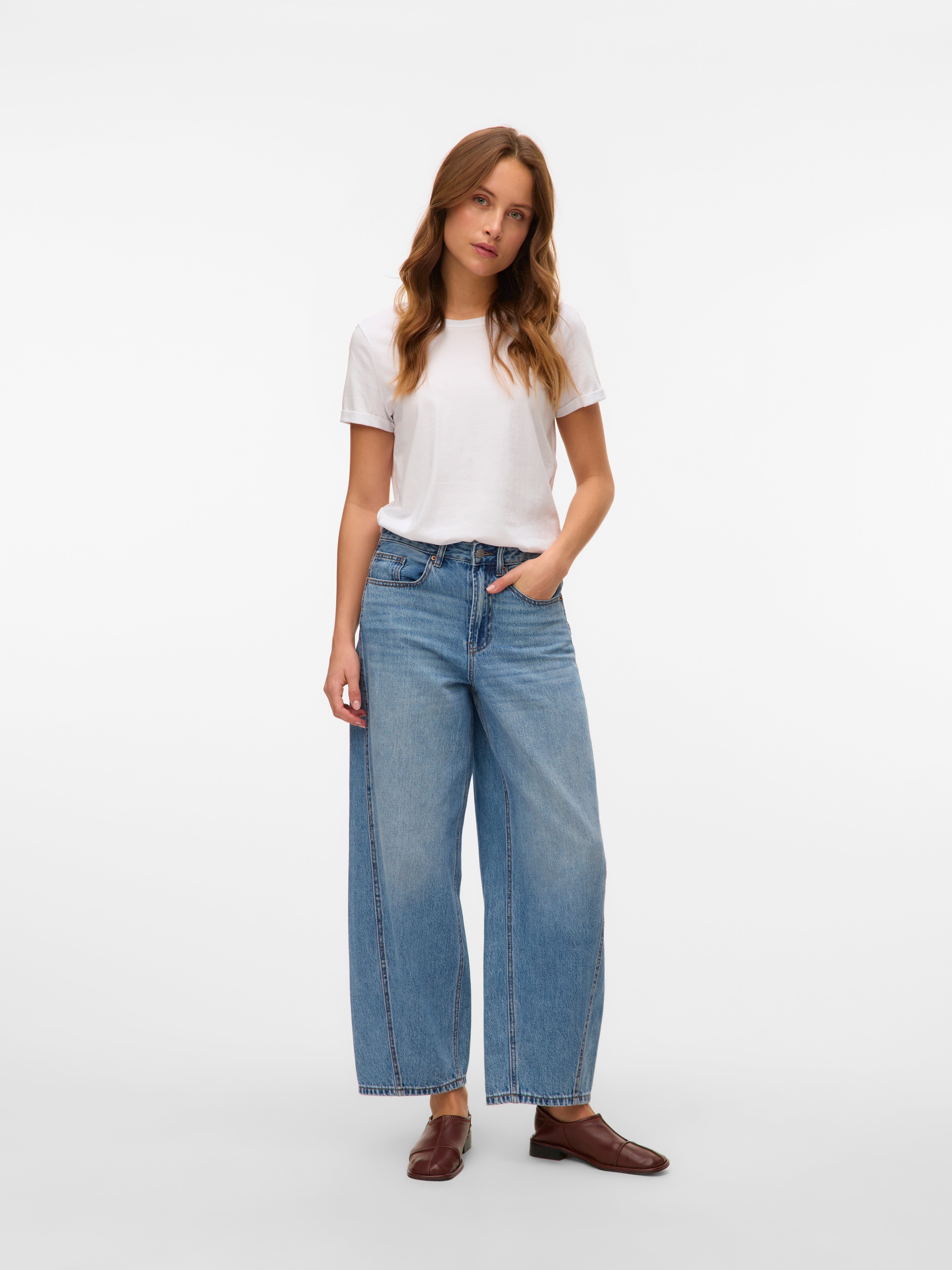 VERO MODA® VMZELDA High rise Barrel Fit Jeans
