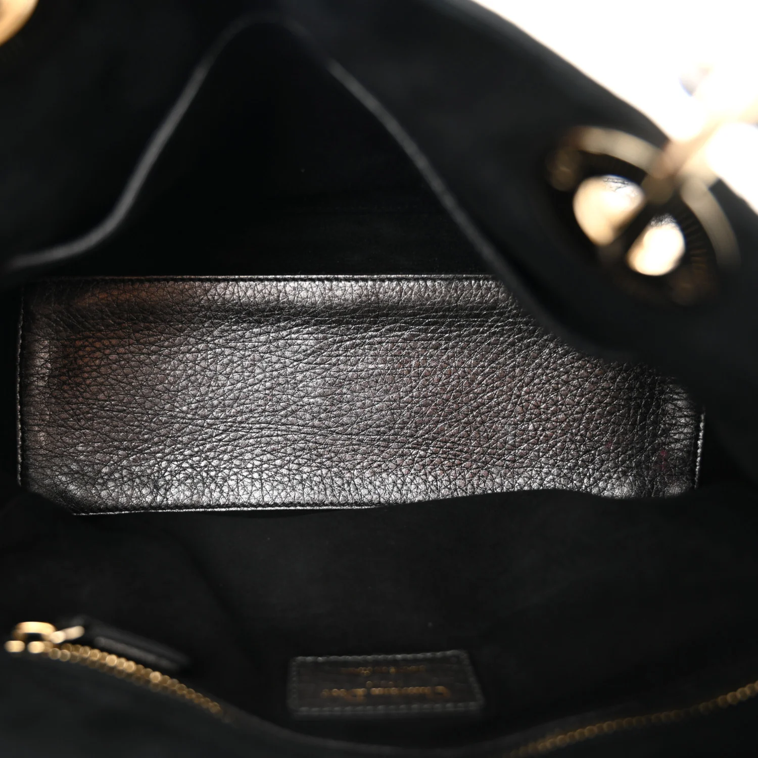 Metallic Grained Calfskin Cannage Medium Supple Lady Dior Steel