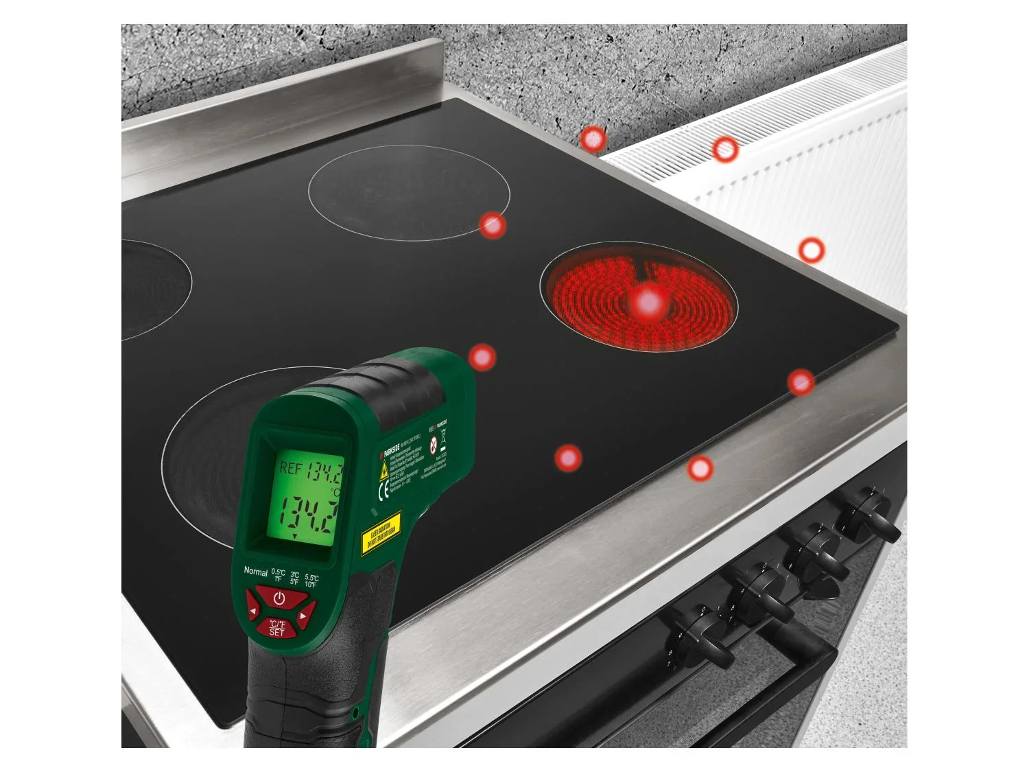 PARKSIDE Thermomtre infrarouge PTI 380 C3, -50  +380 C