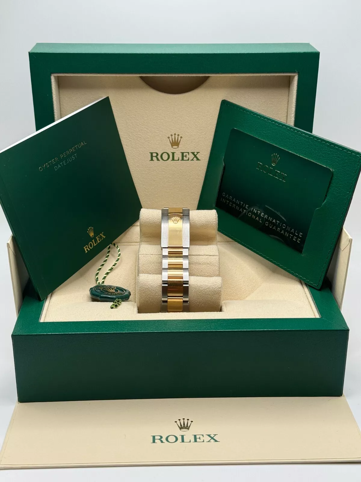 [Super Clone]RLX  Datejust 41mm Two-Tone Yellow Gold Fluted Bezel Champagne Diamond Dial Oyster - 126333
