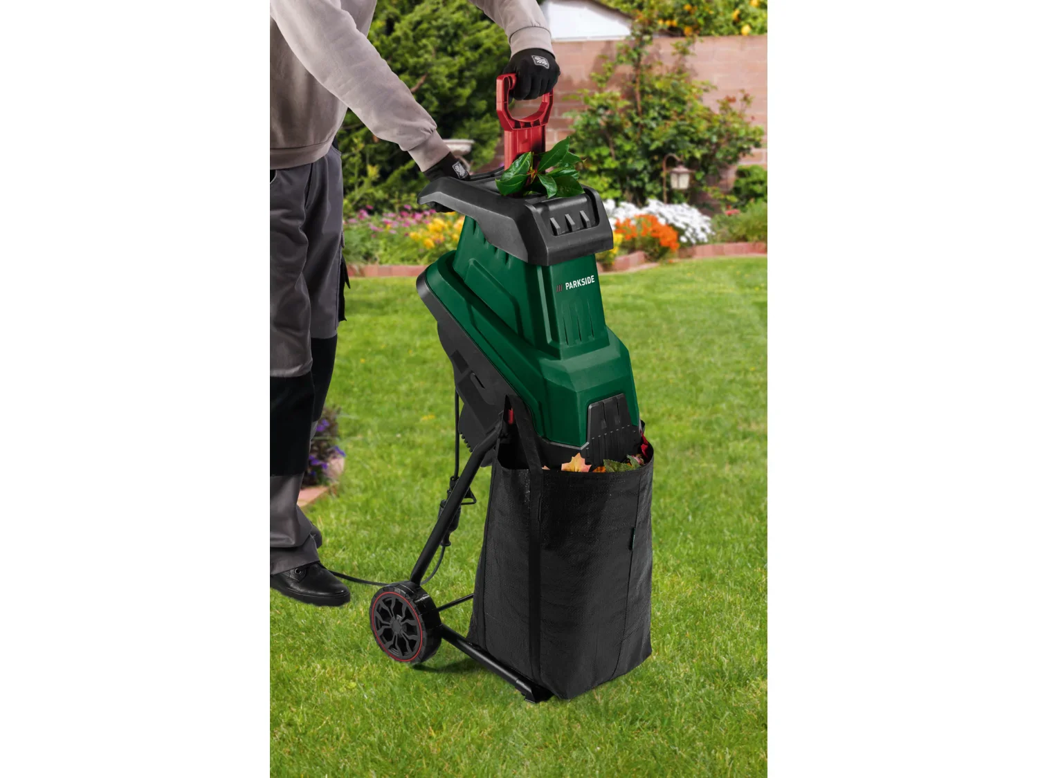 PARKSIDE Broyeur lectrique de vgtaux  lames PEMH 2400 C4, 45 L, 2400 W