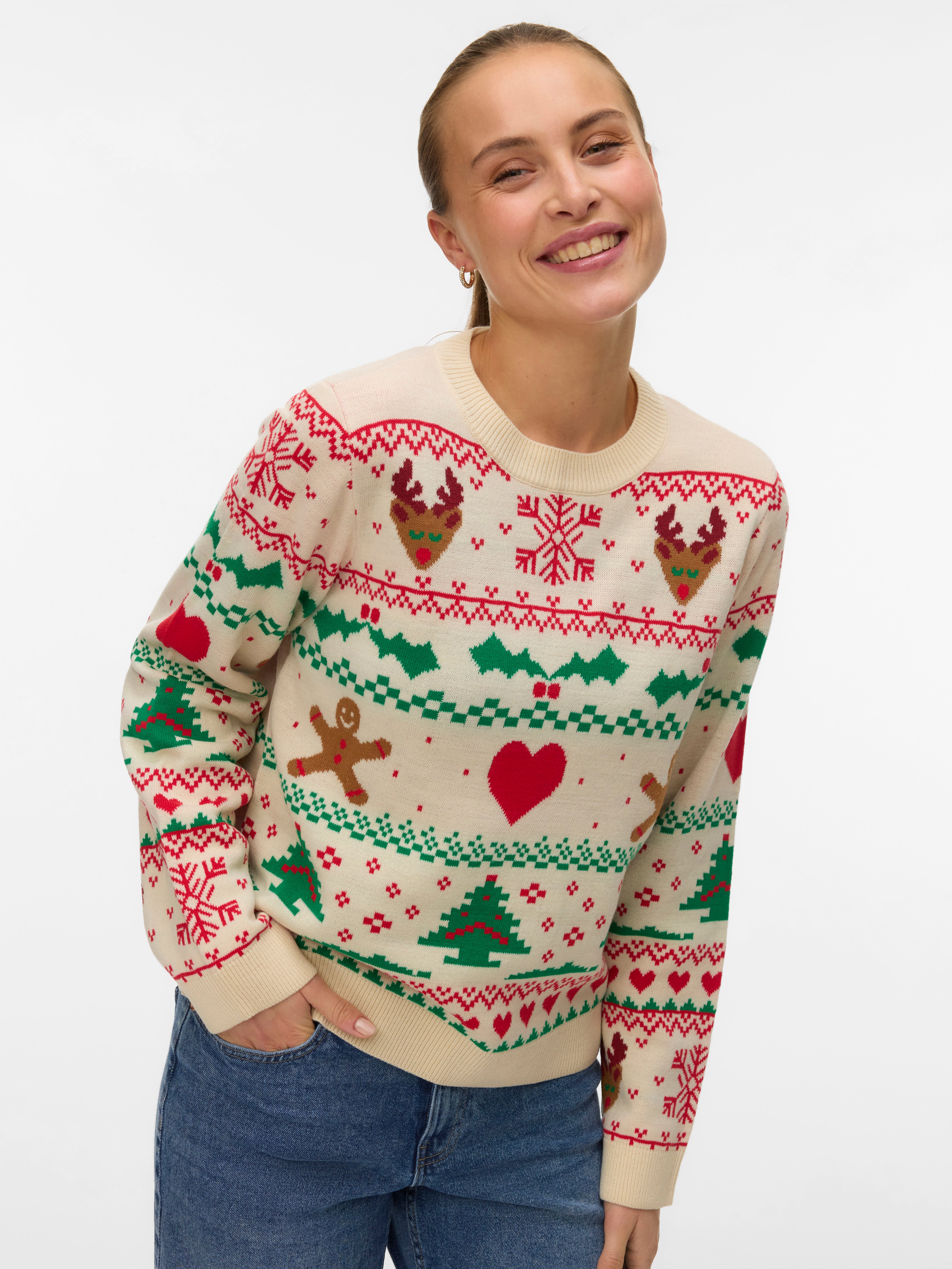 VERO MODA® VMNEWCHRISTMASSTUFF Knitted pullover