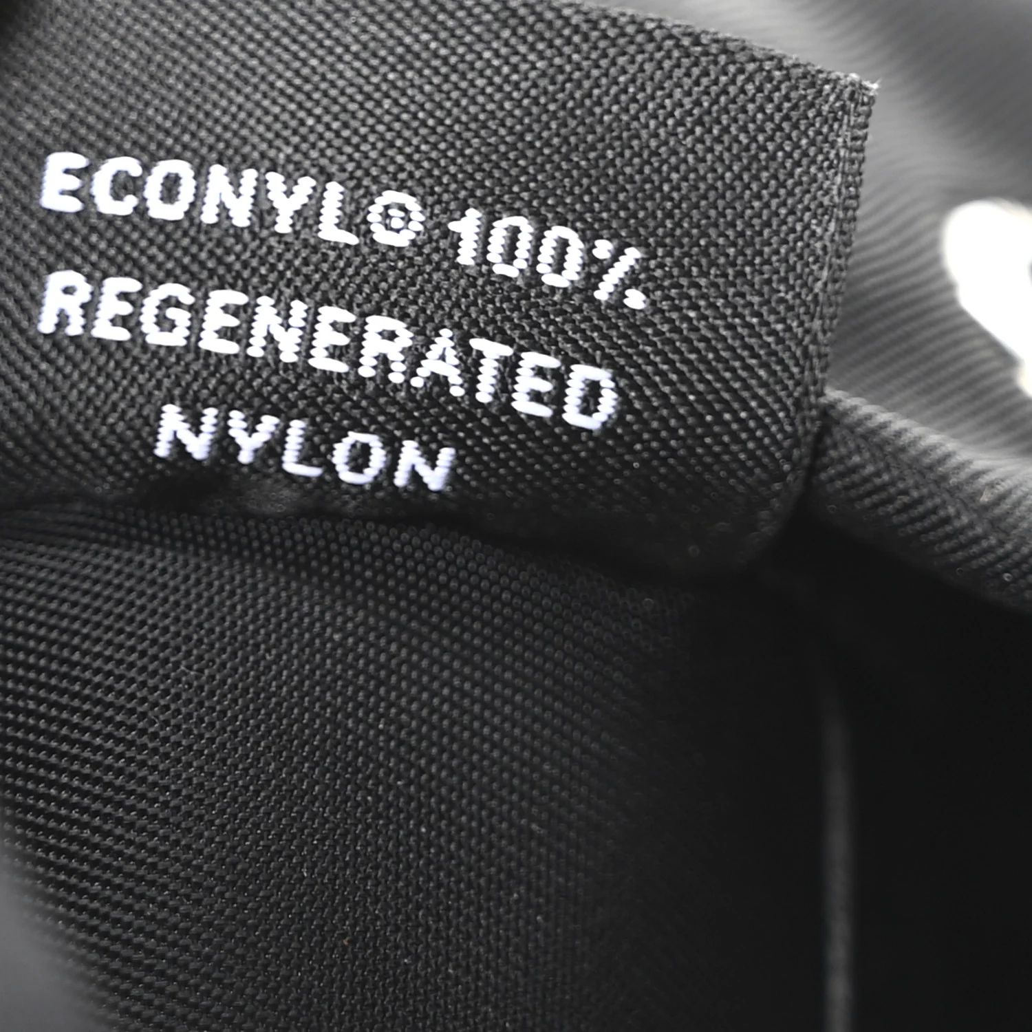 Nylon Brushed Calfskin Mini Sling Backpack  Black